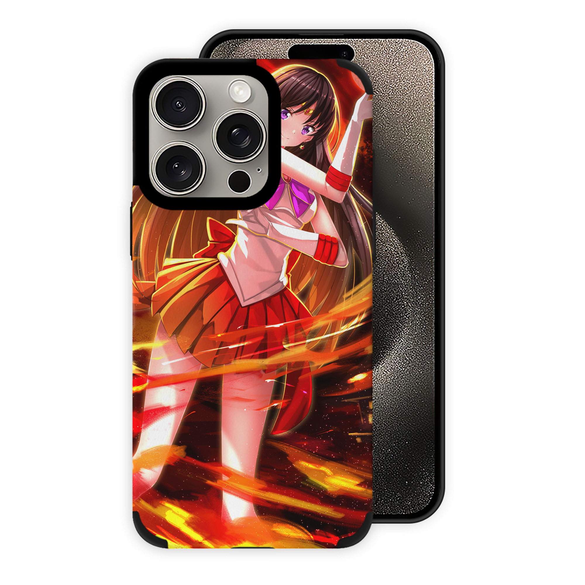 （画像用） 美少女戦士セーラームーン Sailor Moon 【iPhone15ProMax対応】 PUレザー スマホケース 耐衝撃＆黄変防止