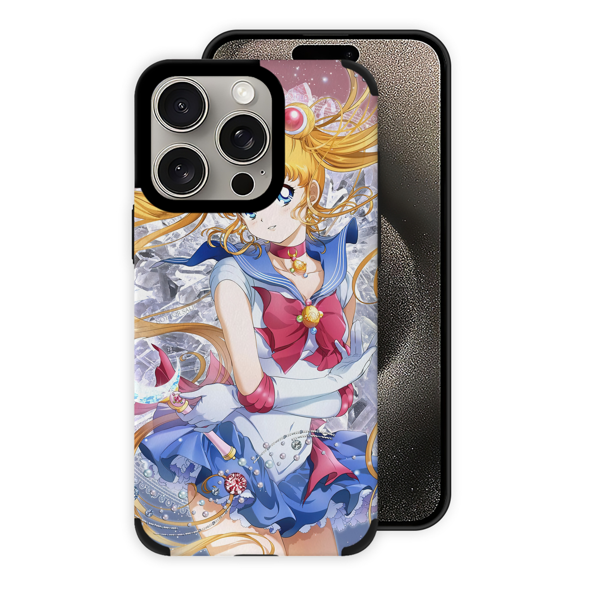 （画像用） 美少女戦士セーラームーン Sailor Moon 【iPhone15ProMax対応】 PUレザー スマホケース 耐衝撃＆黄変防止
