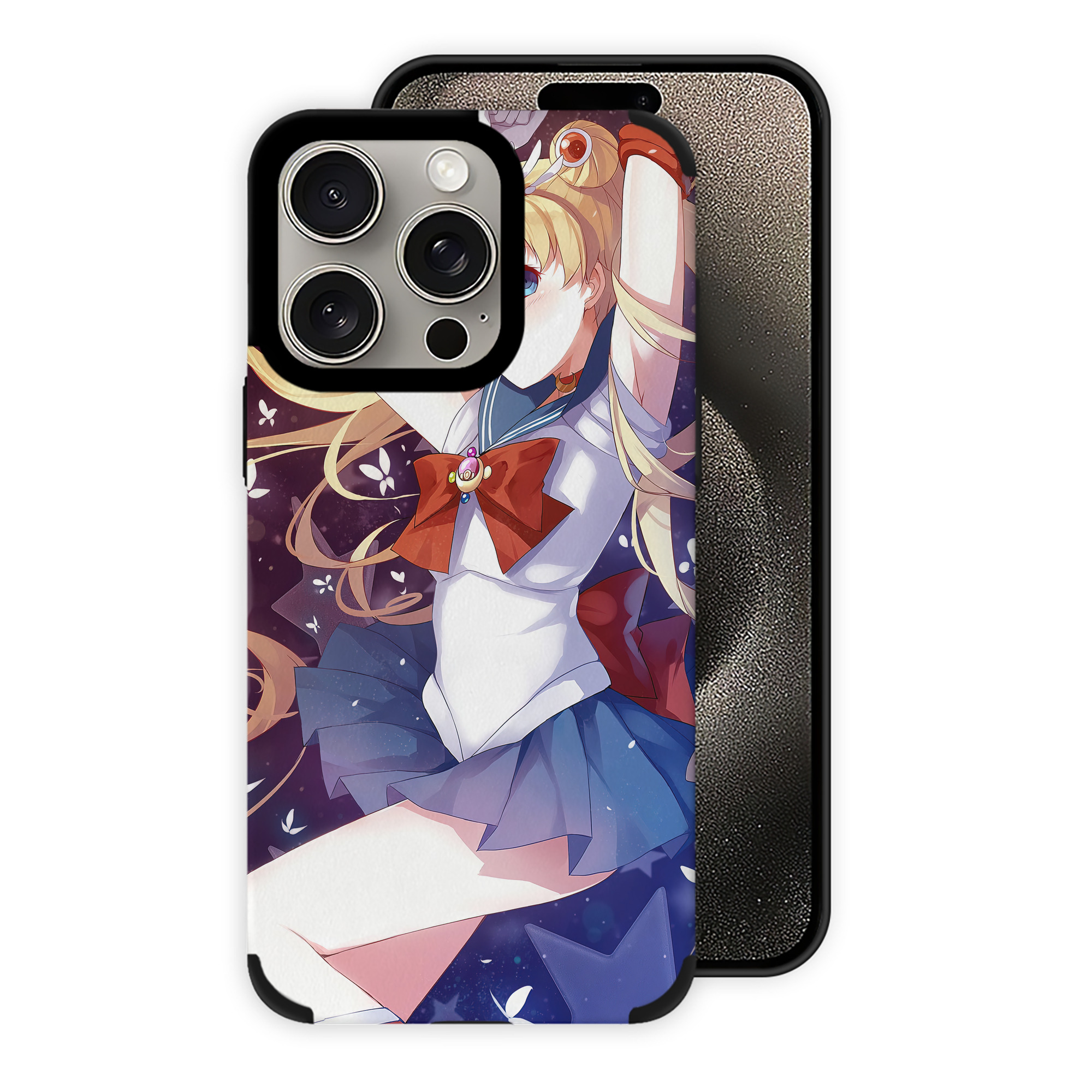 （画像用） 美少女戦士セーラームーン Sailor Moon 【iPhone15ProMax対応】 PUレザー スマホケース 耐衝撃＆黄変防止