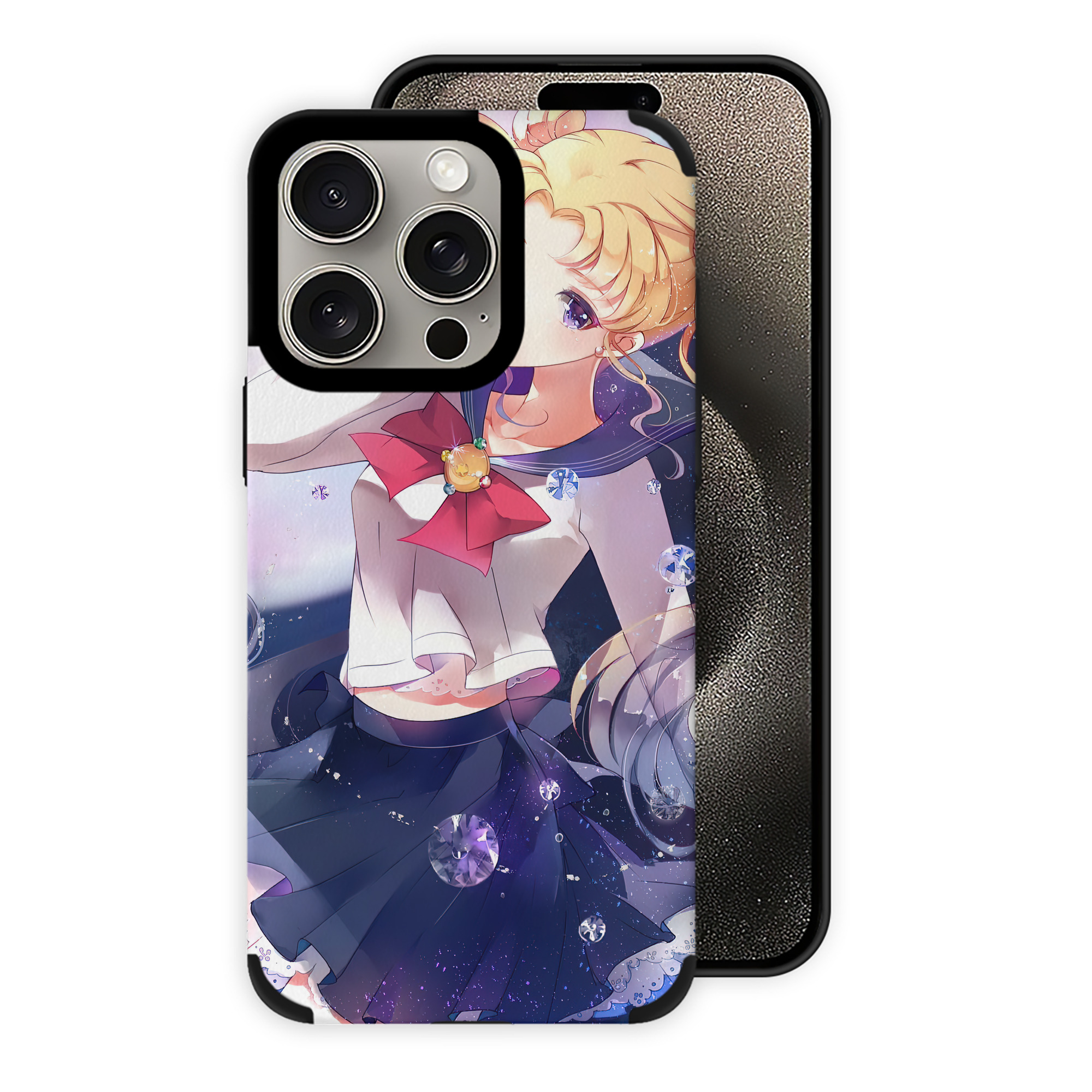 （画像用） 美少女戦士セーラームーン Sailor Moon 【iPhone15ProMax対応】 PUレザー スマホケース 耐衝撃＆黄変防止