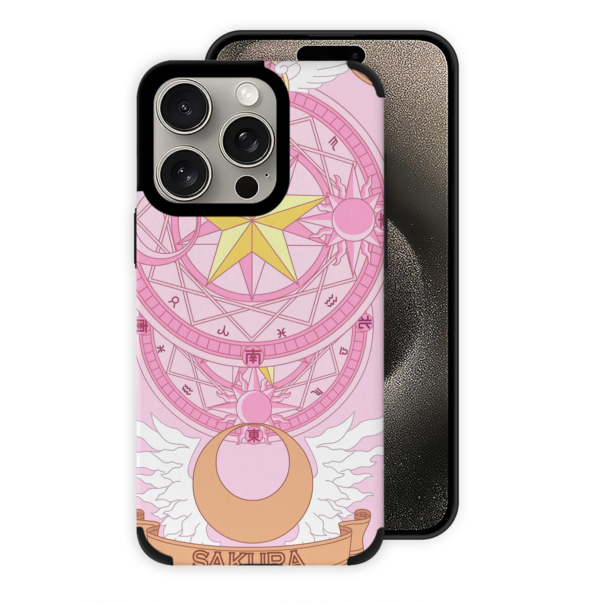 （画像用） 美少女戦士セーラームーン Sailor Moon 【iPhone15ProMax対応】 PUレザー スマホケース 耐衝撃＆黄変防止