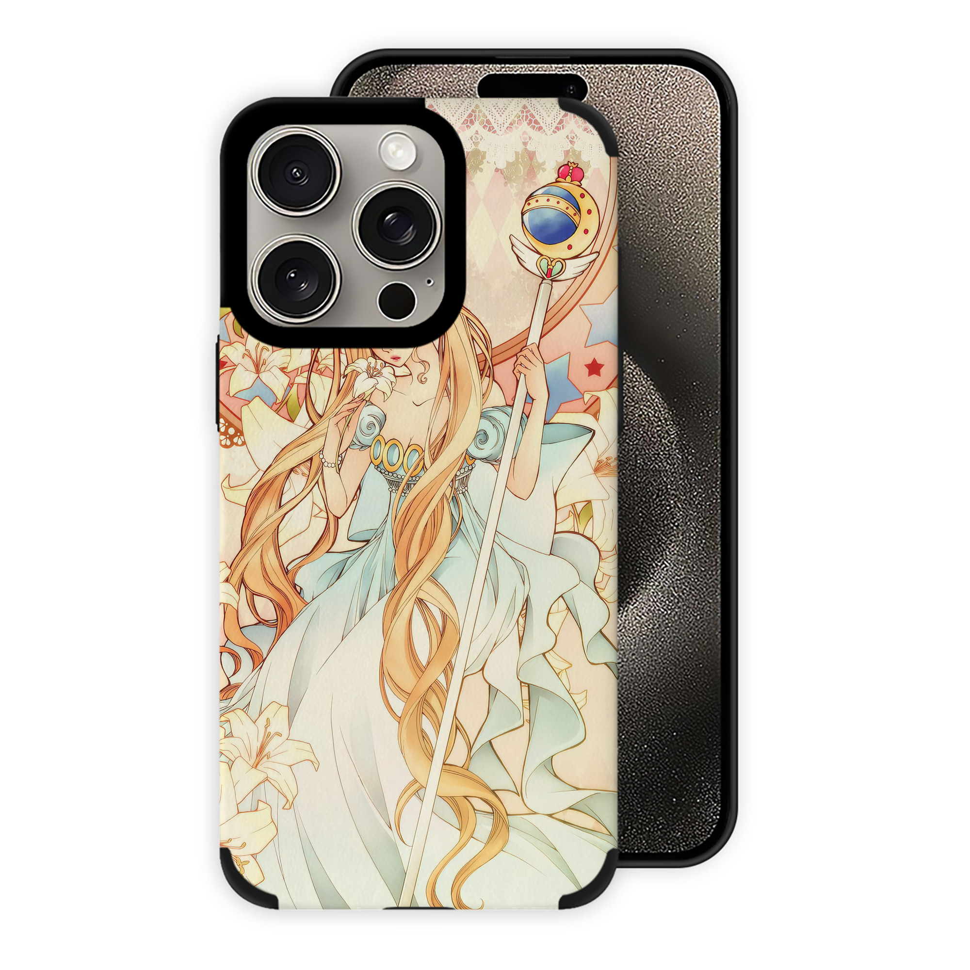 （画像用） 美少女戦士セーラームーン Sailor Moon 【iPhone15ProMax対応】 PUレザー スマホケース 耐衝撃＆黄変防止