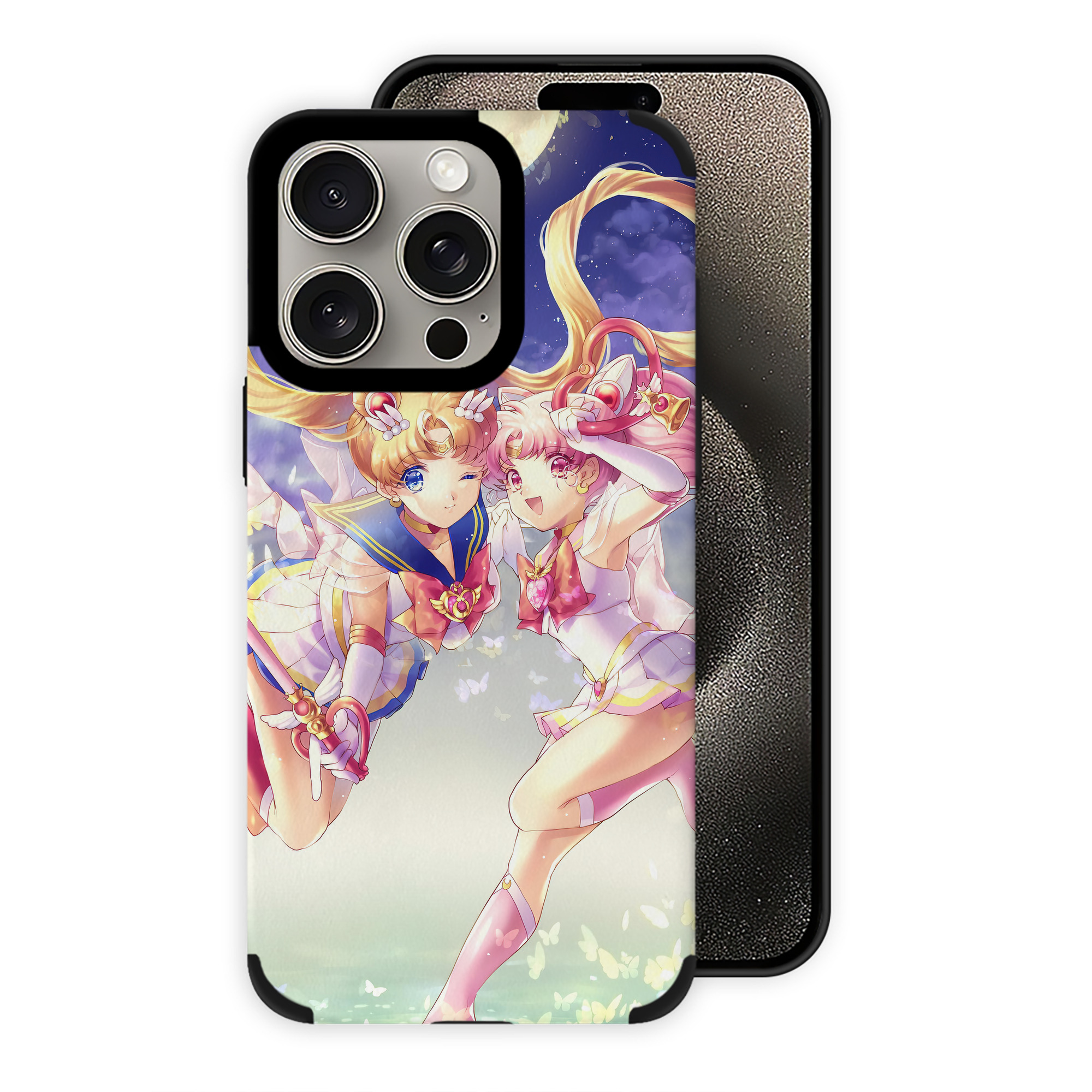 （画像用） 美少女戦士セーラームーン Sailor Moon 【iPhone15ProMax対応】 PUレザー スマホケース 耐衝撃＆黄変防止