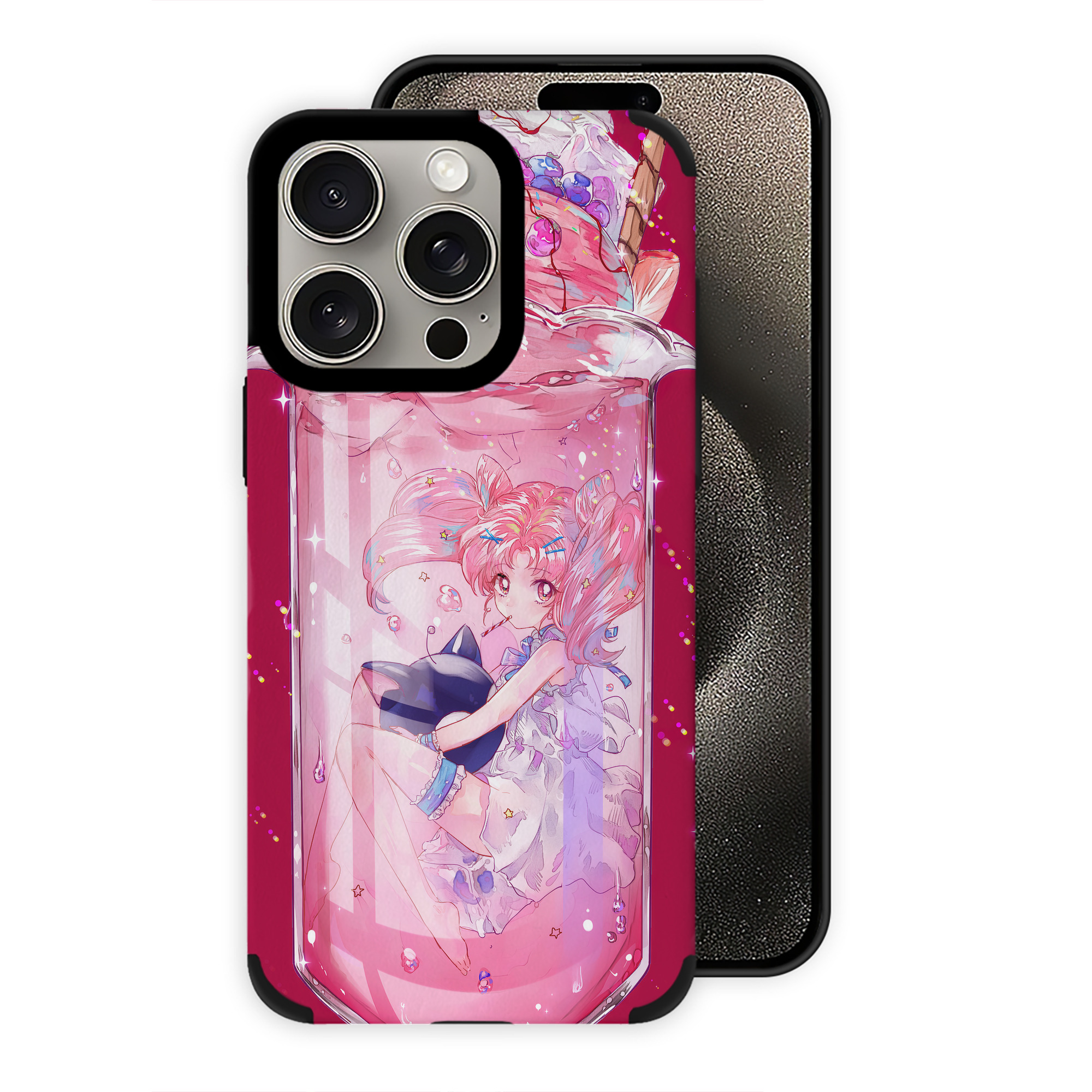 （画像用） 美少女戦士セーラームーン Sailor Moon 【iPhone15ProMax対応】 PUレザー スマホケース 耐衝撃＆黄変防止