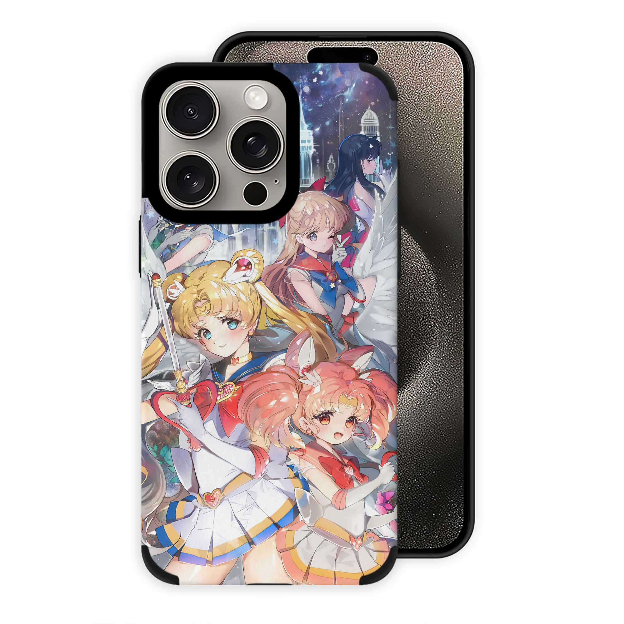 （画像用） 美少女戦士セーラームーン Sailor Moon 【iPhone15ProMax対応】 PUレザー スマホケース 耐衝撃＆黄変防止