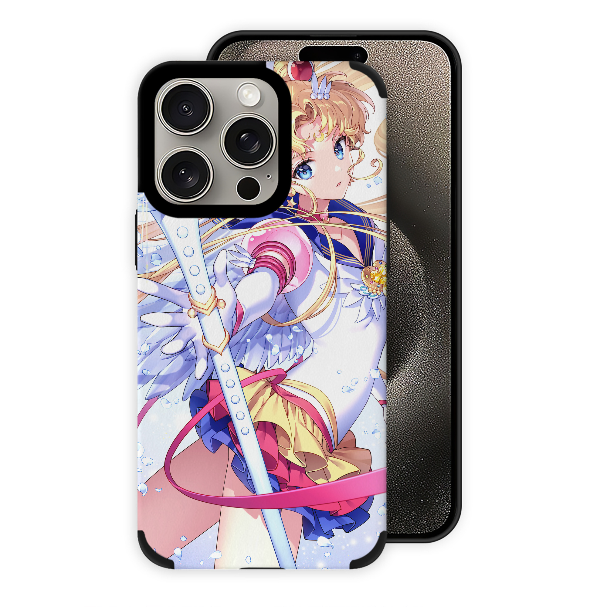 （画像用） 美少女戦士セーラームーン Sailor Moon 【iPhone15ProMax対応】 PUレザー スマホケース 耐衝撃＆黄変防止