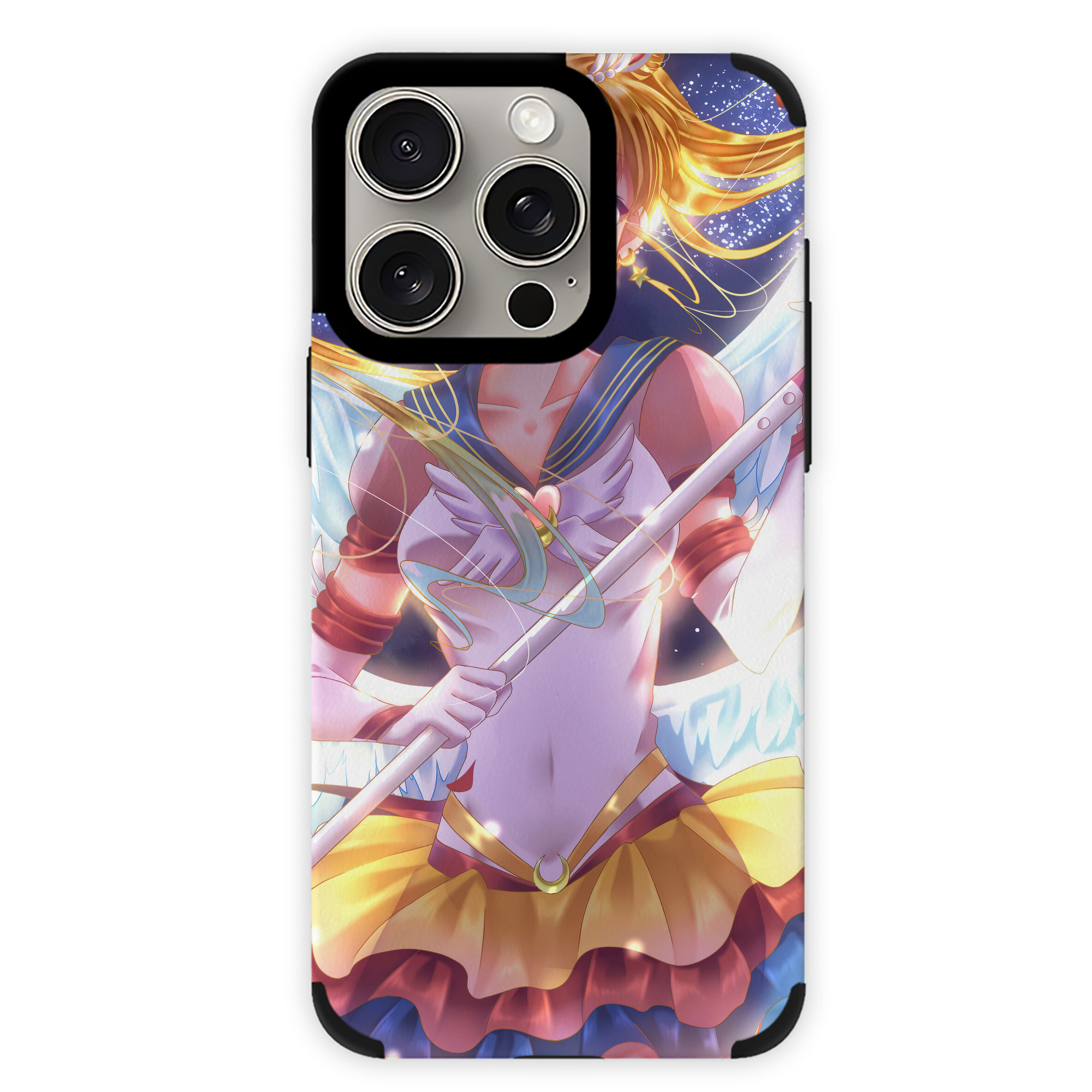 （画像用） 美少女戦士セーラームーン Sailor Moon 【iPhone15ProMax対応】 PUレザー スマホケース 耐衝撃＆黄変防止