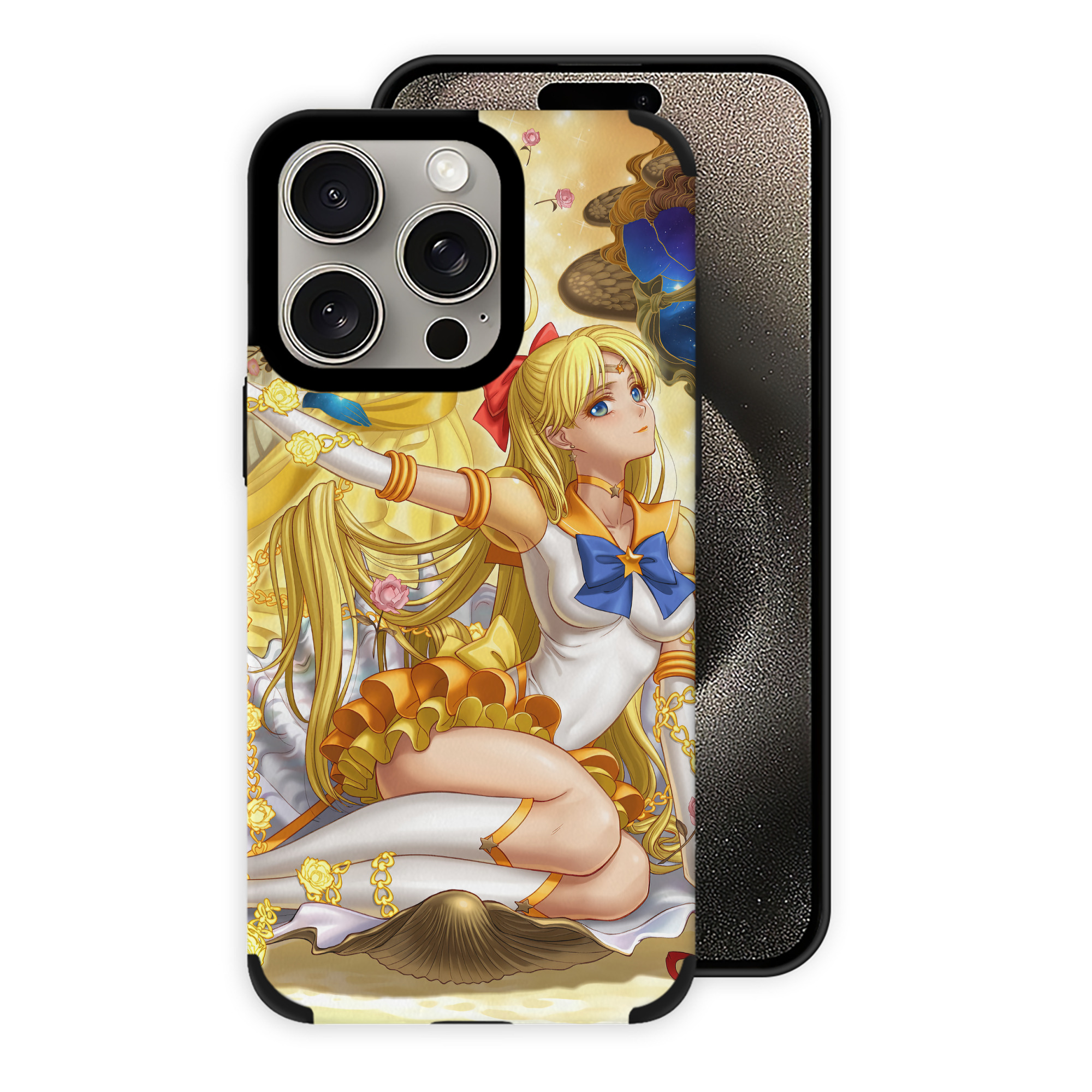 （画像用） 美少女戦士セーラームーン Sailor Moon 【iPhone15ProMax対応】 PUレザー スマホケース 耐衝撃＆黄変防止