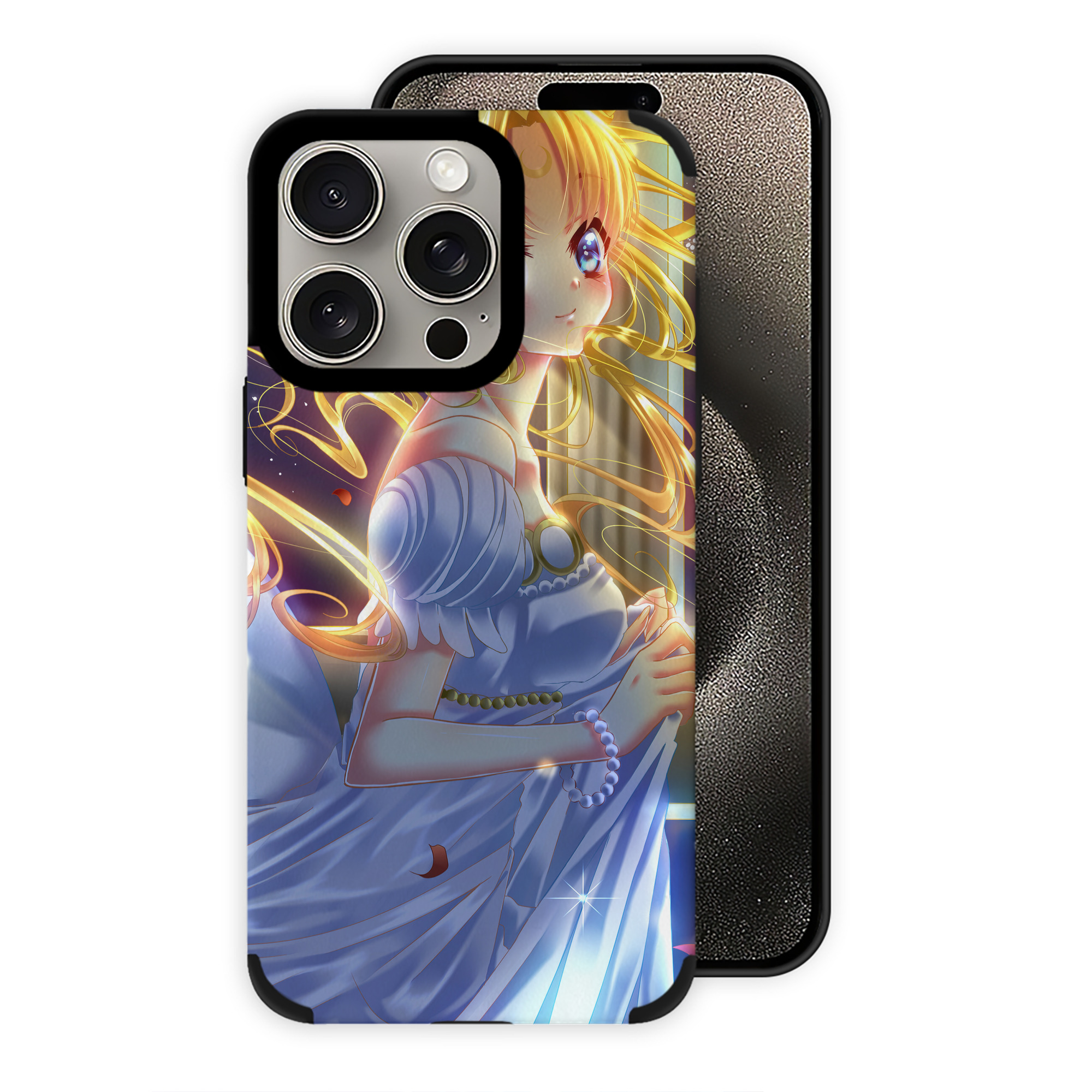 （画像用） 美少女戦士セーラームーン Sailor Moon 【iPhone15ProMax対応】 PUレザー スマホケース 耐衝撃＆黄変防止