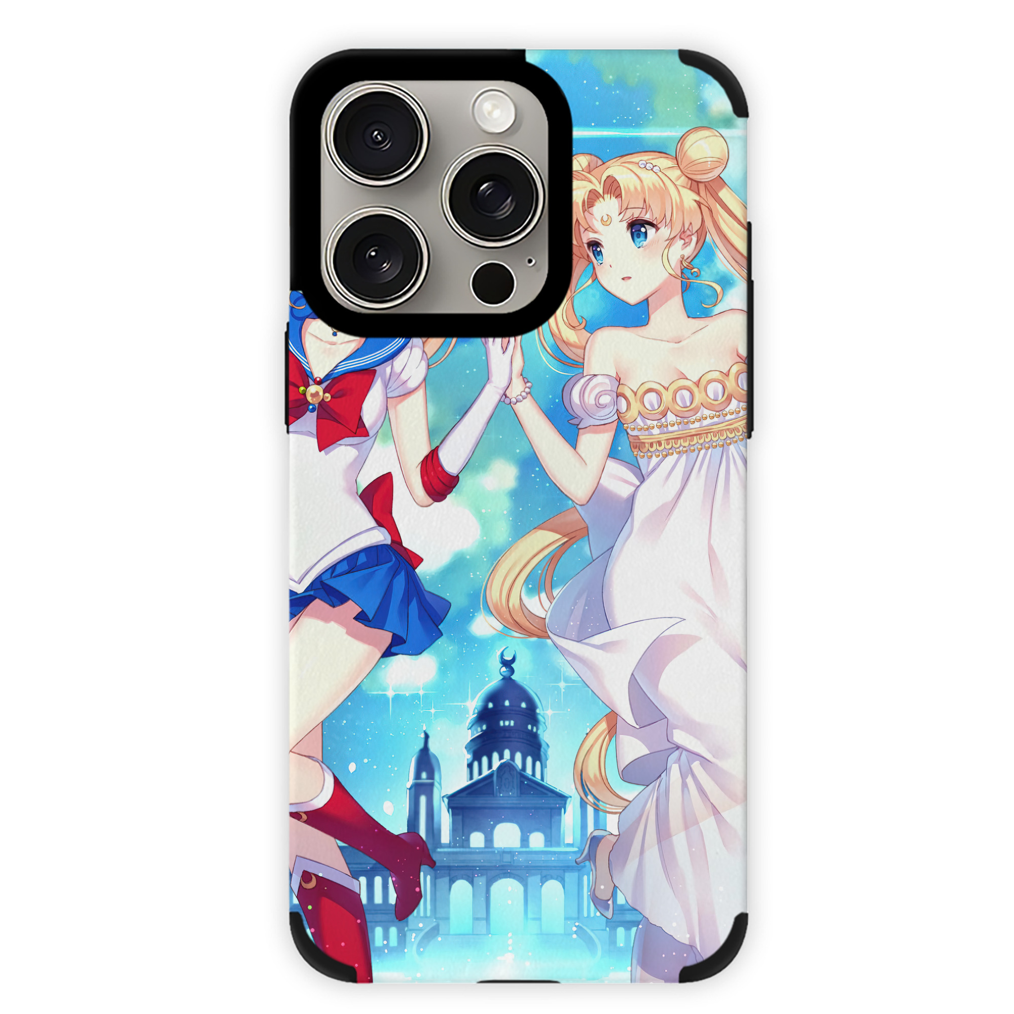 （画像用） 美少女戦士セーラームーン Sailor Moon 【iPhone15ProMax対応】 PUレザー スマホケース 耐衝撃＆黄変防止