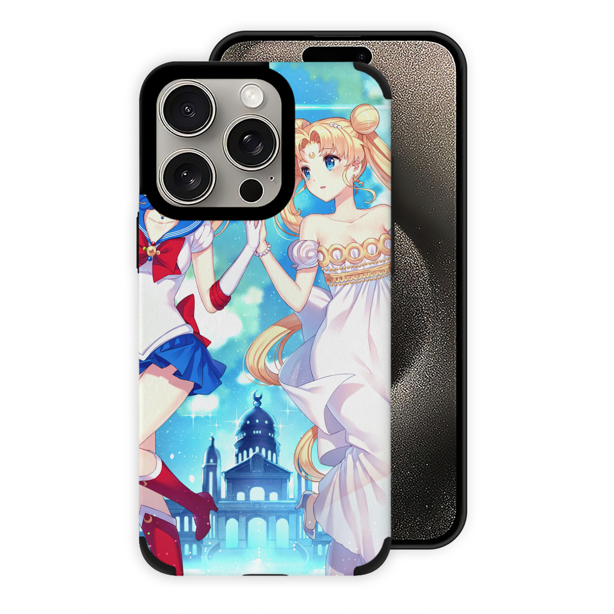 （画像用） 美少女戦士セーラームーン Sailor Moon 【iPhone15ProMax対応】 PUレザー スマホケース 耐衝撃＆黄変防止