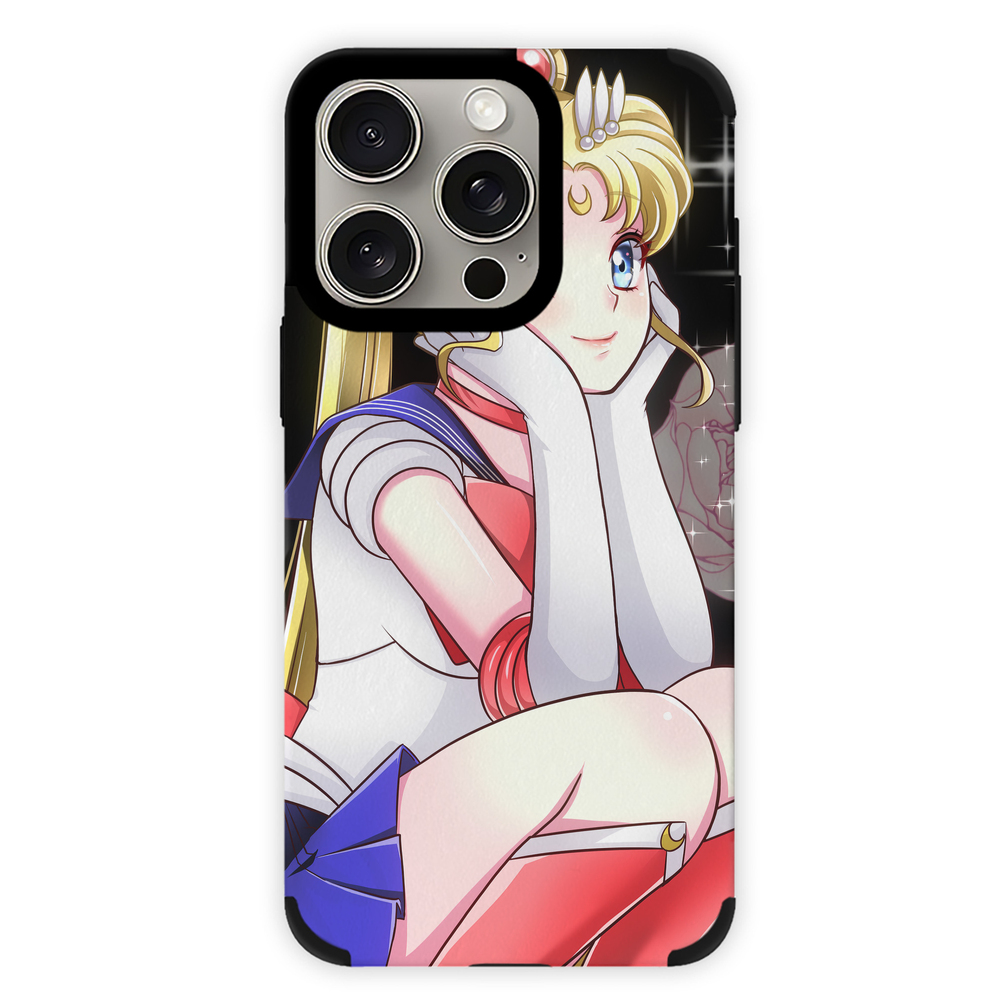 （画像用） 美少女戦士セーラームーン Sailor Moon 【iPhone15ProMax対応】 PUレザー スマホケース 耐衝撃＆黄変防止