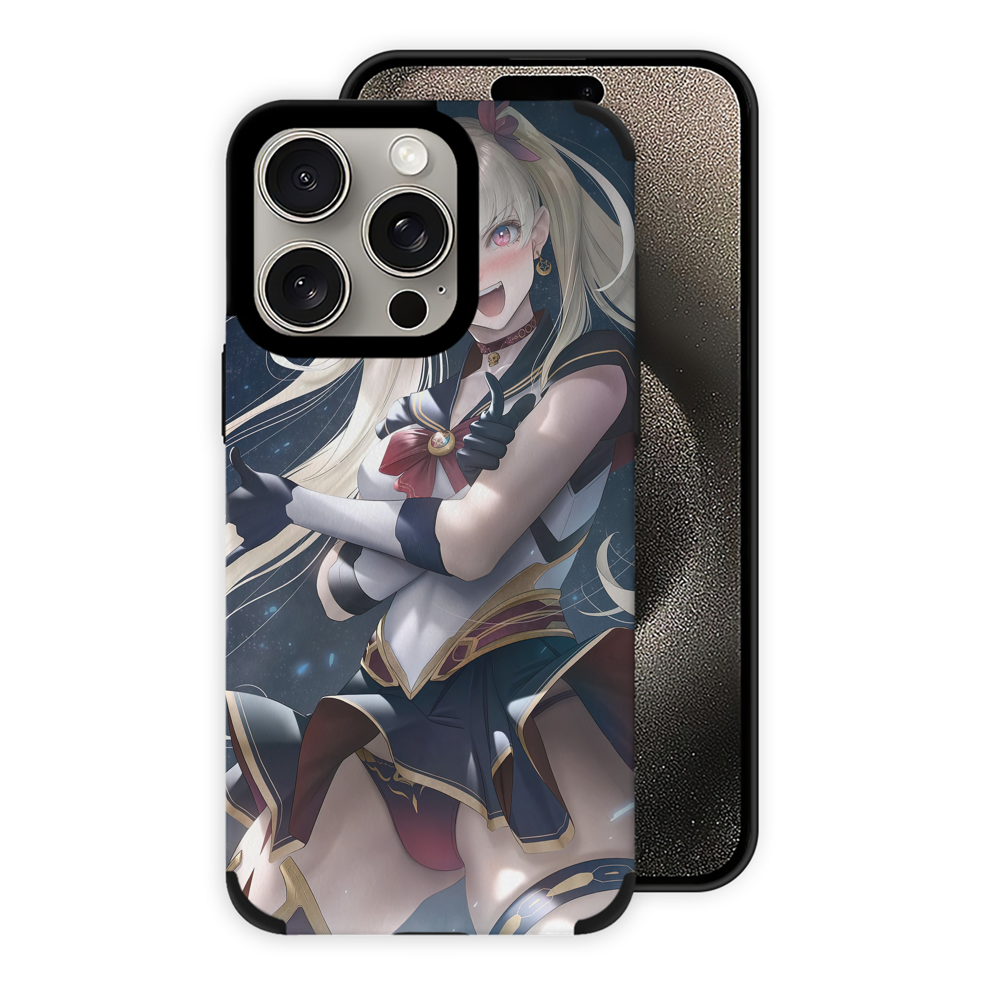 （画像用） 美少女戦士セーラームーン Sailor Moon 【iPhone15ProMax対応】 PUレザー スマホケース 耐衝撃＆黄変防止