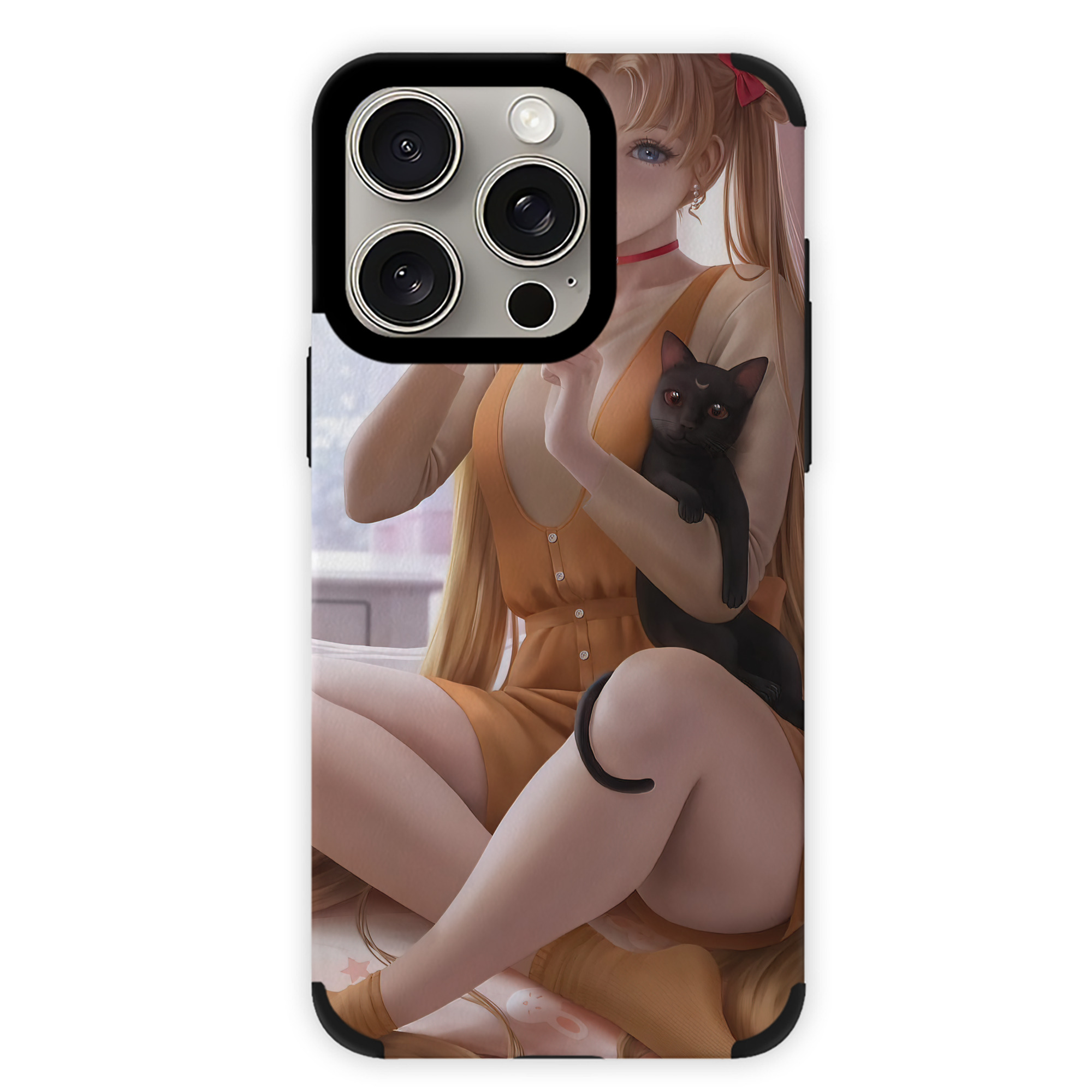 （画像用） 美少女戦士セーラームーン Sailor Moon 【iPhone15ProMax対応】 PUレザー スマホケース 耐衝撃＆黄変防止