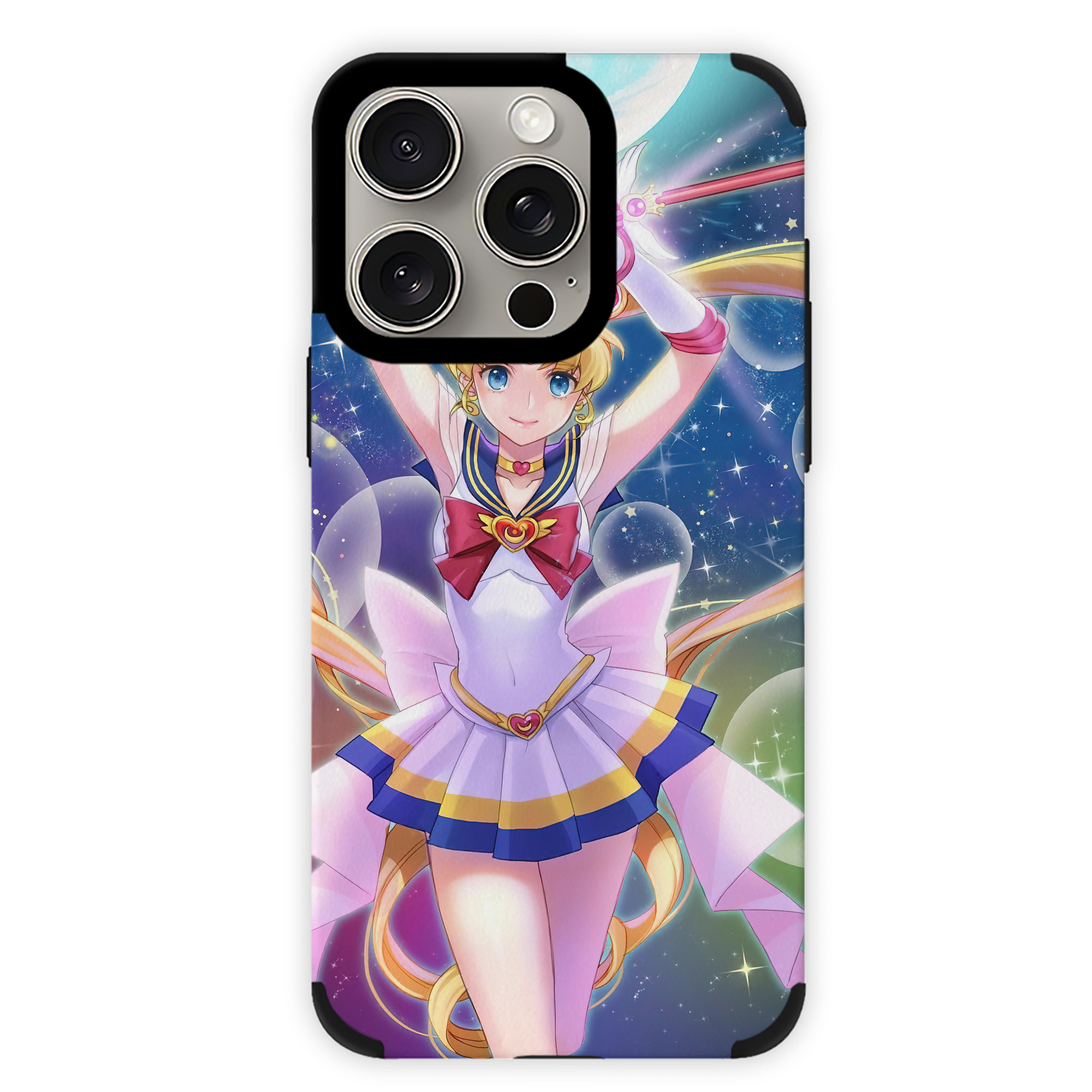 （画像用） 美少女戦士セーラームーン Sailor Moon 【iPhone15ProMax対応】 PUレザー スマホケース 耐衝撃＆黄変防止
