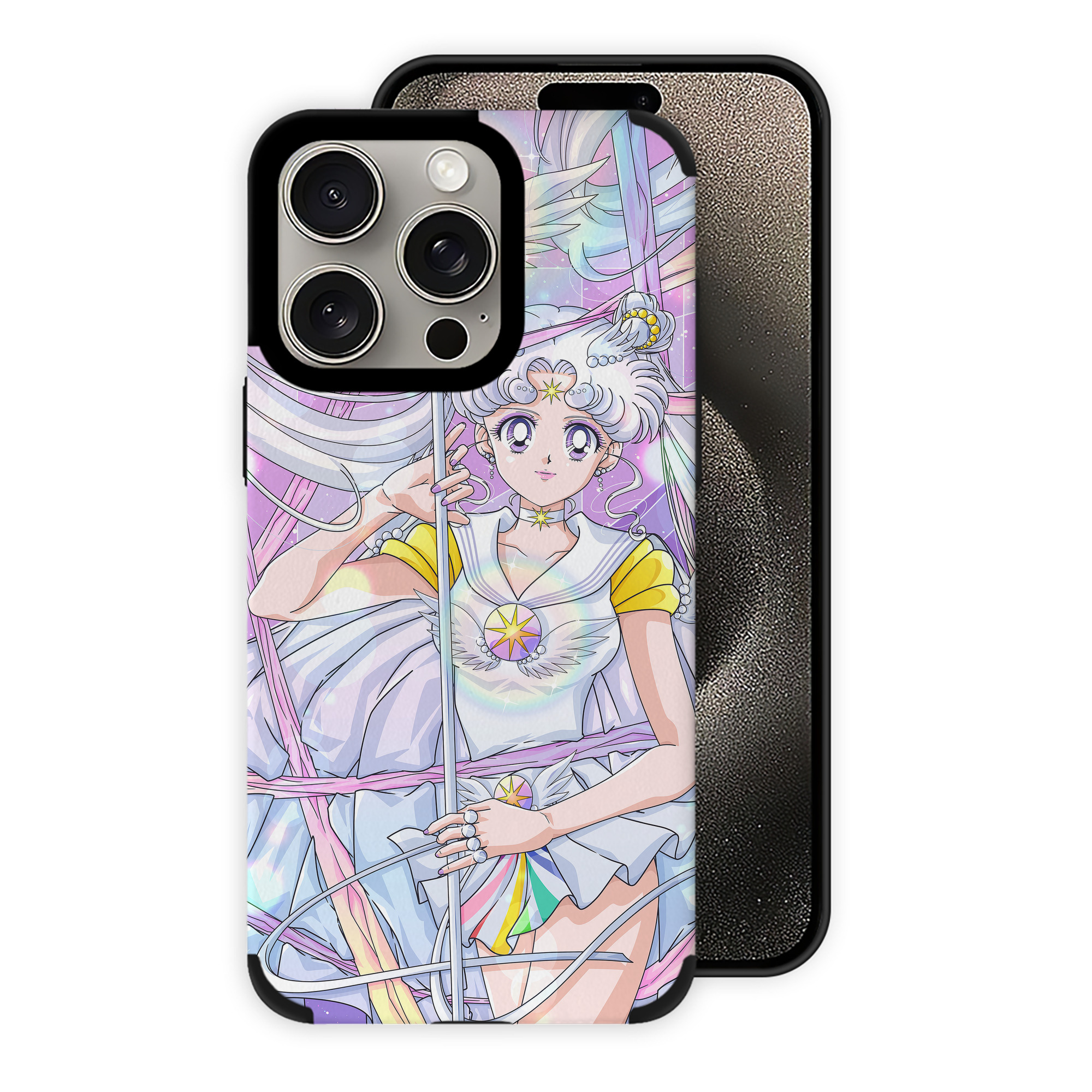 （画像用） 美少女戦士セーラームーン Sailor Moon 【iPhone15ProMax対応】 PUレザー スマホケース 耐衝撃＆黄変防止