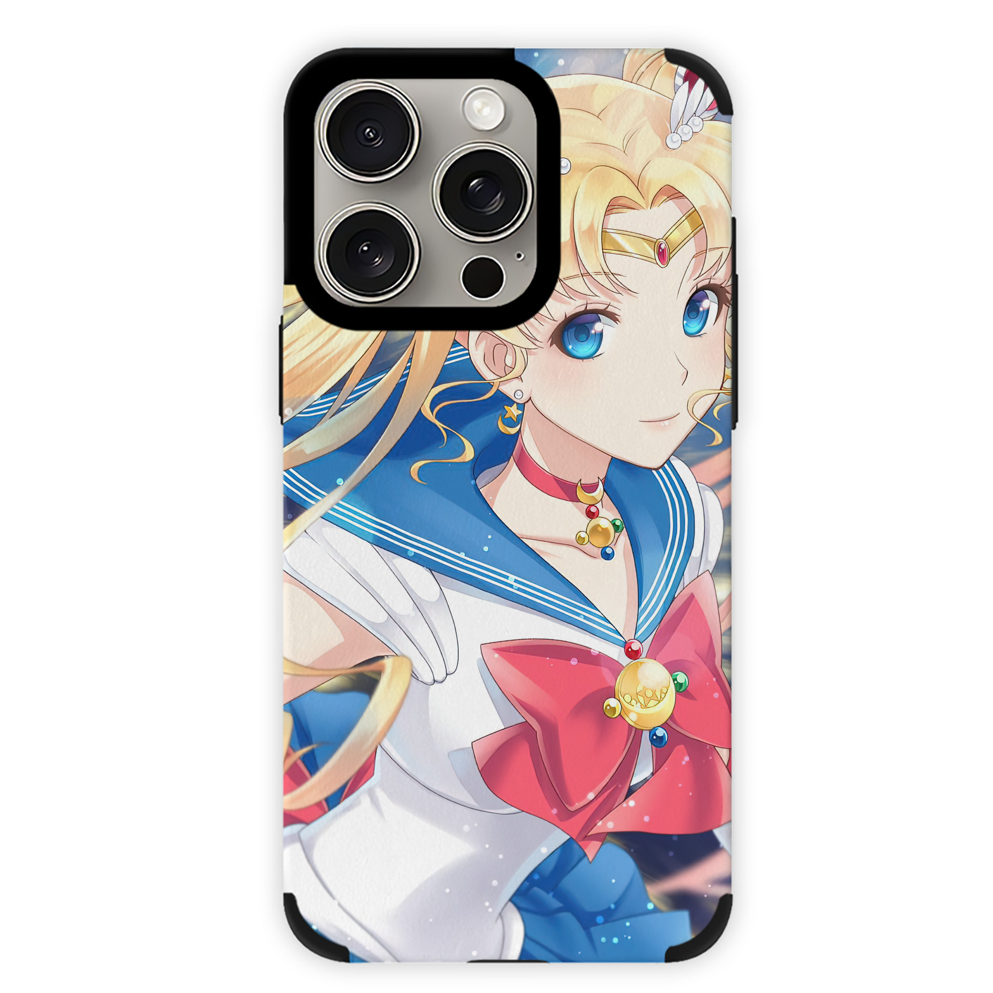 （画像用） 美少女戦士セーラームーン Sailor Moon 【iPhone15ProMax対応】 PUレザー スマホケース 耐衝撃＆黄変防止
