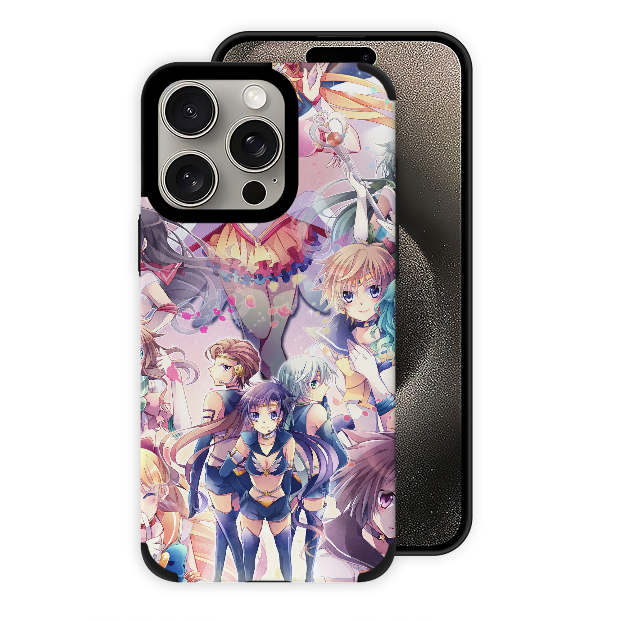 （画像用） 美少女戦士セーラームーン Sailor Moon 【iPhone15ProMax対応】 PUレザー スマホケース 耐衝撃＆黄変防止