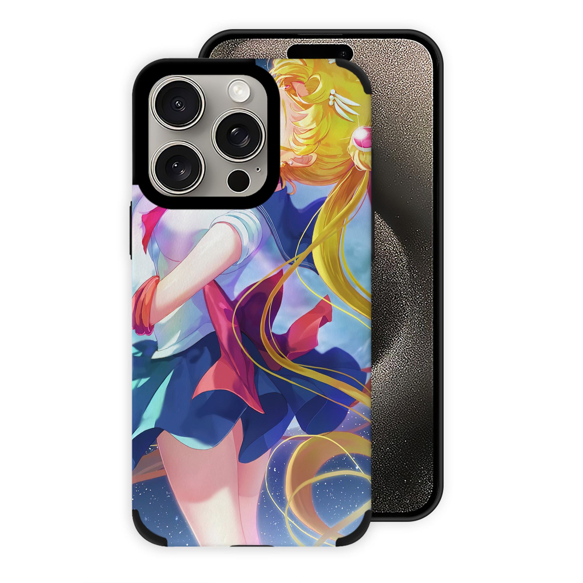 （画像用） 美少女戦士セーラームーン Sailor Moon 【iPhone15ProMax対応】 PUレザー スマホケース 耐衝撃＆黄変防止