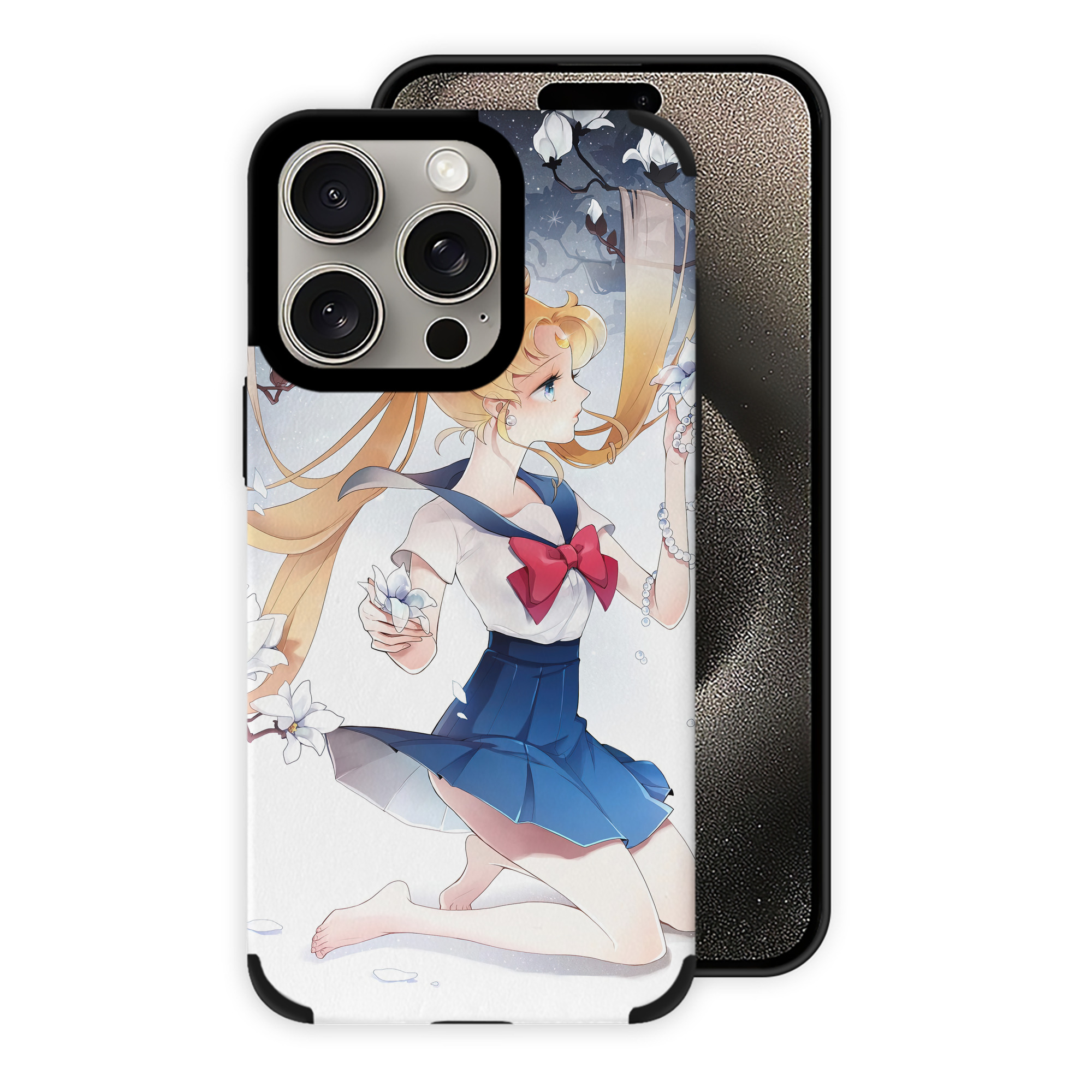 （画像用） 美少女戦士セーラームーン Sailor Moon 【iPhone15ProMax対応】 PUレザー スマホケース 耐衝撃＆黄変防止