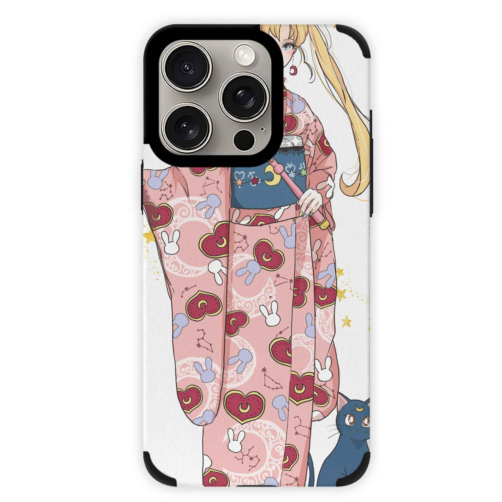 （画像用） 美少女戦士セーラームーン Sailor Moon 【iPhone15ProMax対応】 PUレザー スマホケース 耐衝撃＆黄変防止