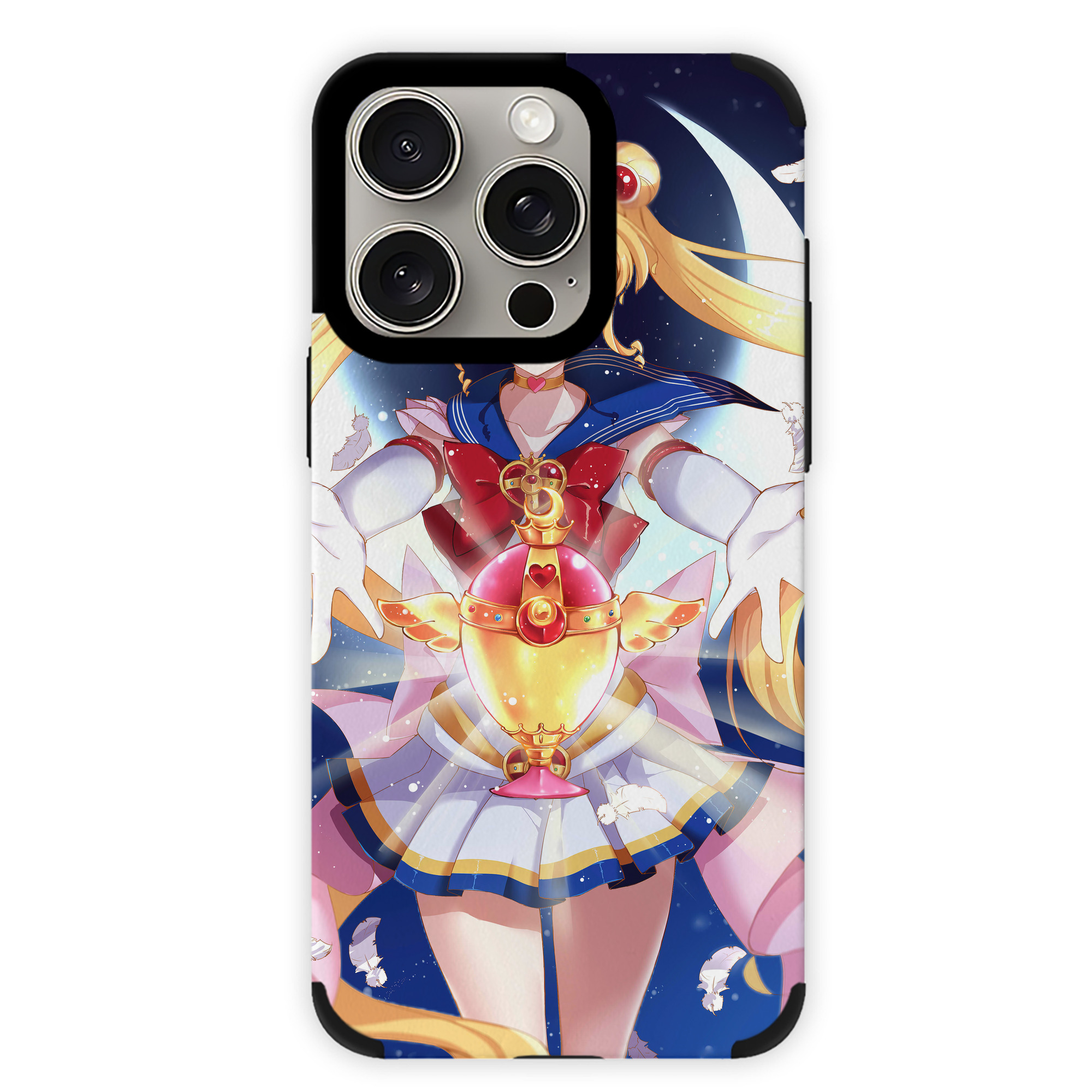 （画像用） 美少女戦士セーラームーン Sailor Moon 【iPhone15ProMax対応】 PUレザー スマホケース 耐衝撃＆黄変防止