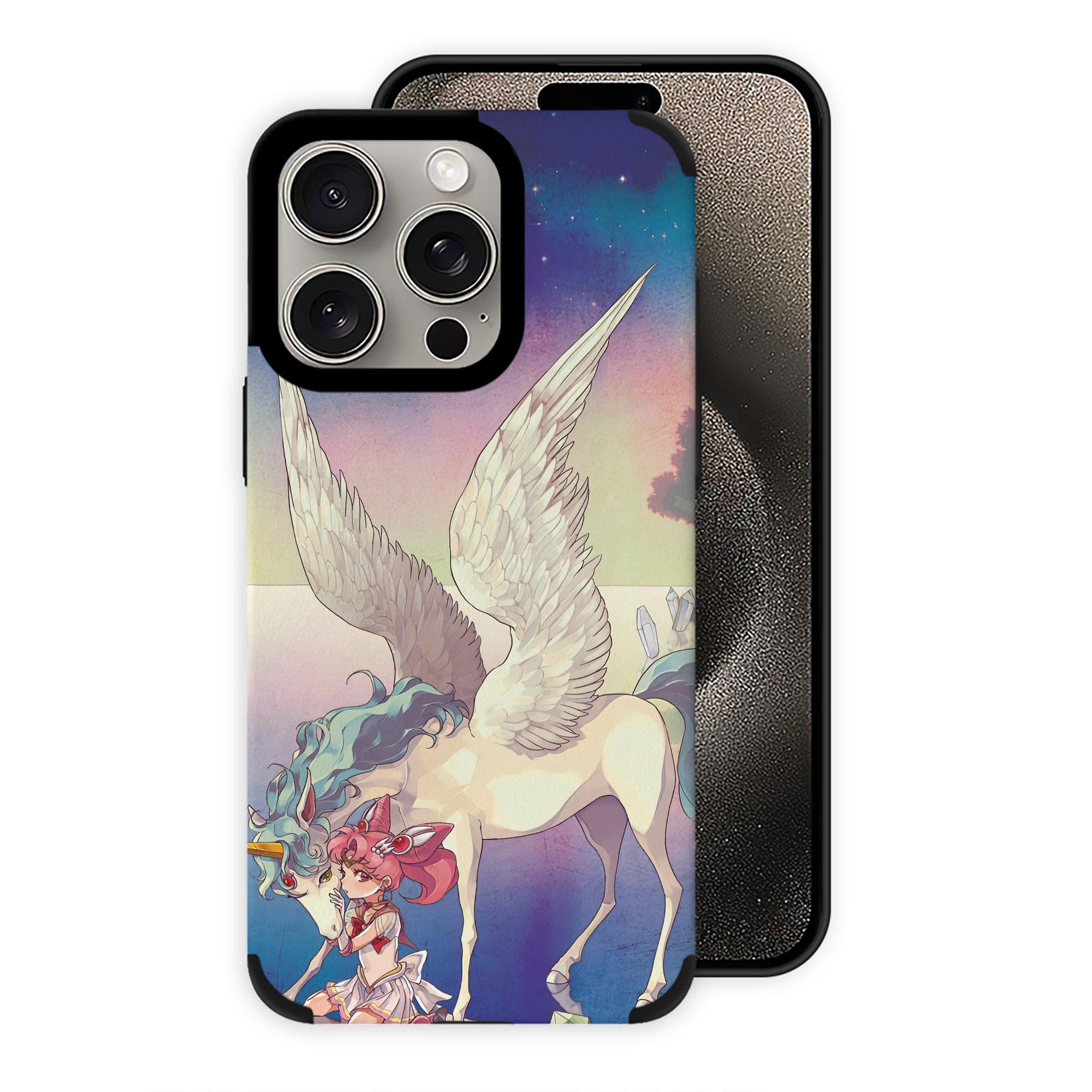 （画像用） 美少女戦士セーラームーン Sailor Moon 【iPhone15ProMax対応】 PUレザー スマホケース 耐衝撃＆黄変防止