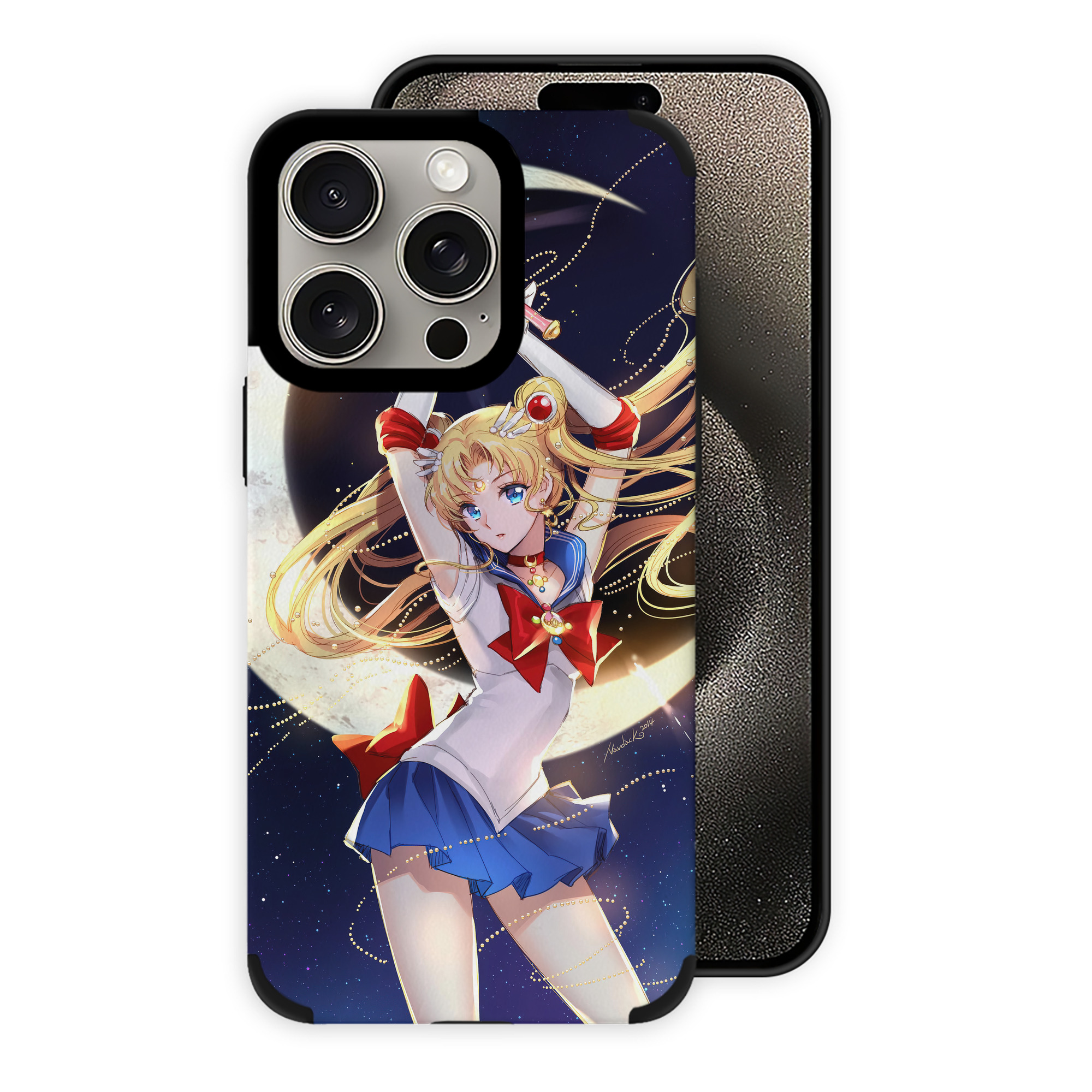 （画像用） 美少女戦士セーラームーン Sailor Moon 【iPhone15ProMax対応】 PUレザー スマホケース 耐衝撃＆黄変防止