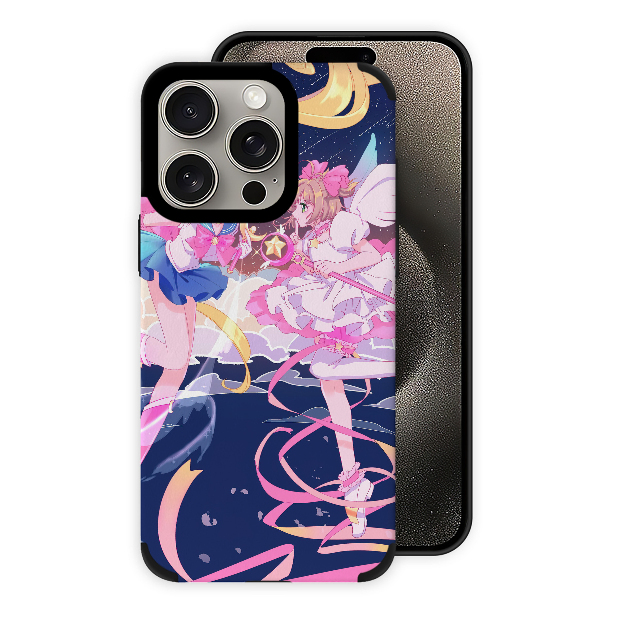 （画像用） 美少女戦士セーラームーン Sailor Moon 【iPhone15ProMax対応】 PUレザー スマホケース 耐衝撃＆黄変防止