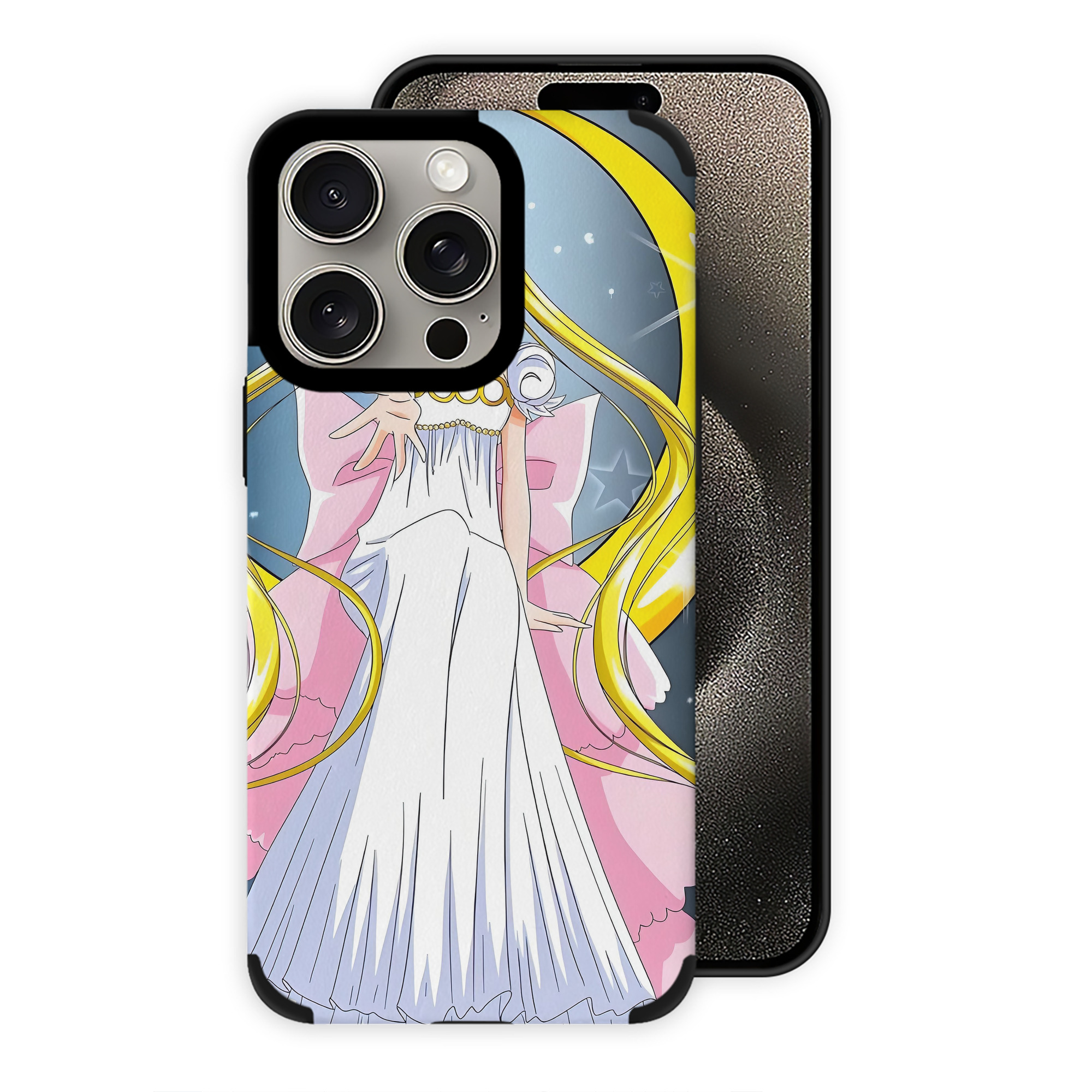 （画像用） 美少女戦士セーラームーン Sailor Moon 【iPhone15ProMax対応】 PUレザー スマホケース 耐衝撃＆黄変防止