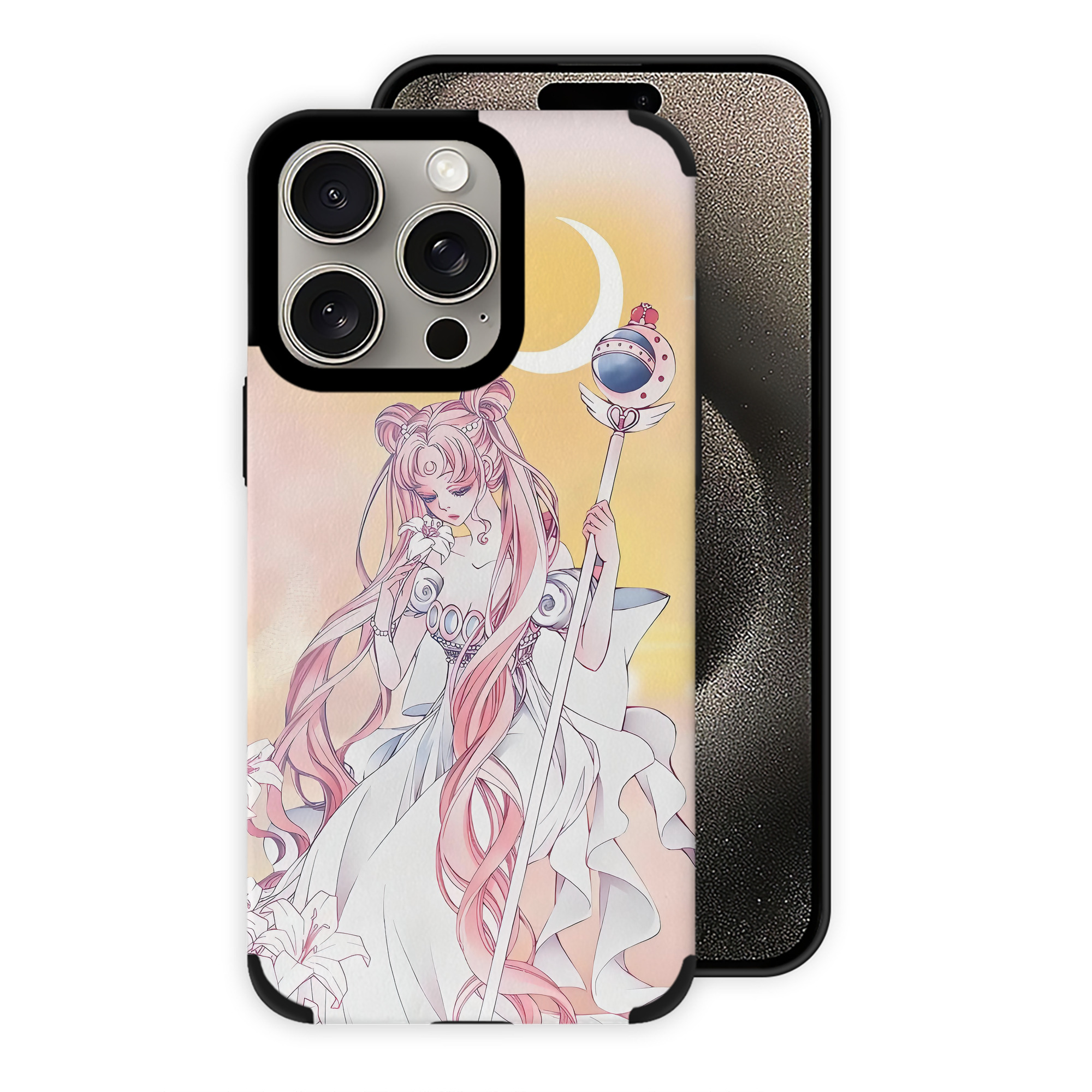 （画像用） 美少女戦士セーラームーン Sailor Moon 【iPhone15ProMax対応】 PUレザー スマホケース 耐衝撃＆黄変防止