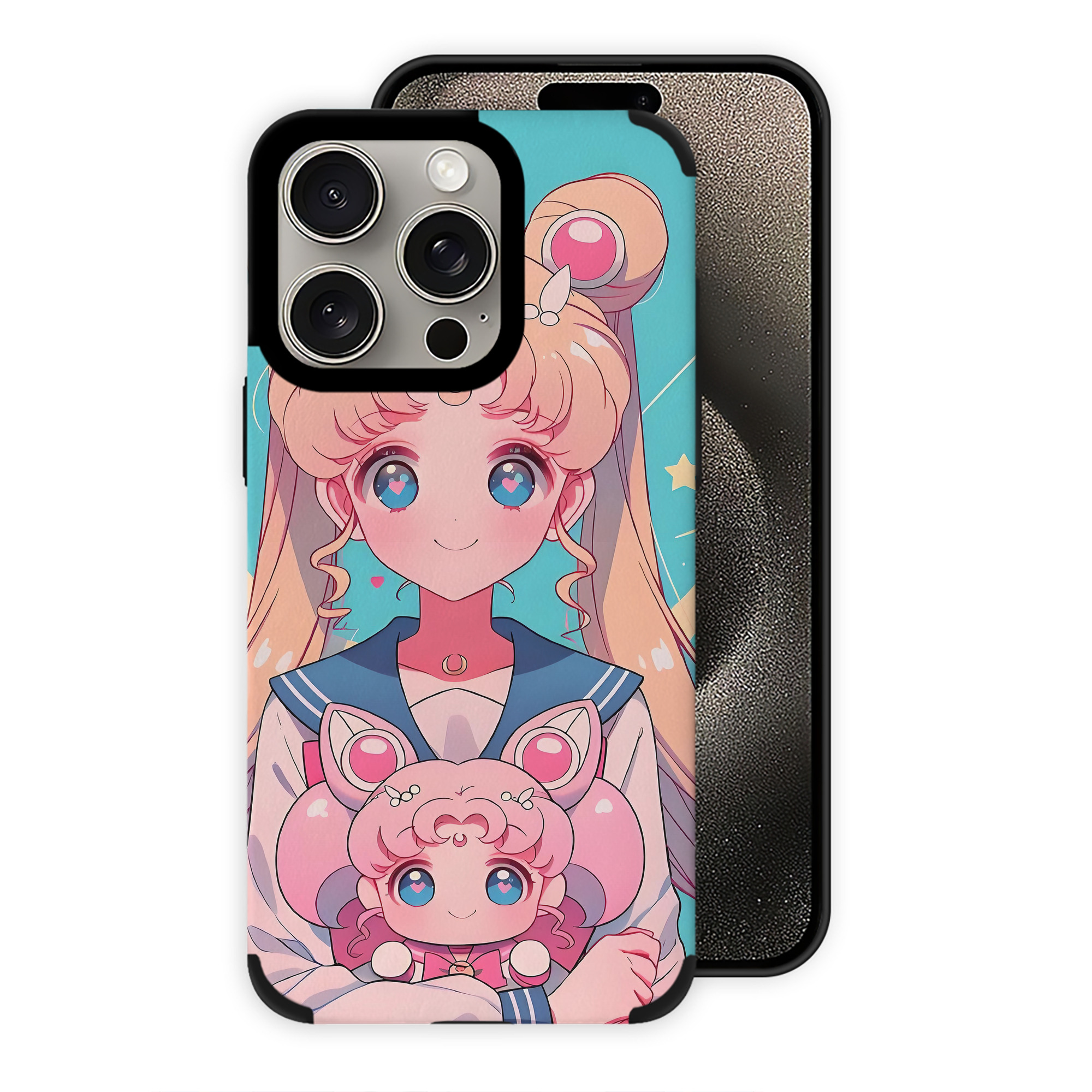 （画像用） 美少女戦士セーラームーン Sailor Moon 【iPhone15ProMax対応】 PUレザー スマホケース 耐衝撃＆黄変防止