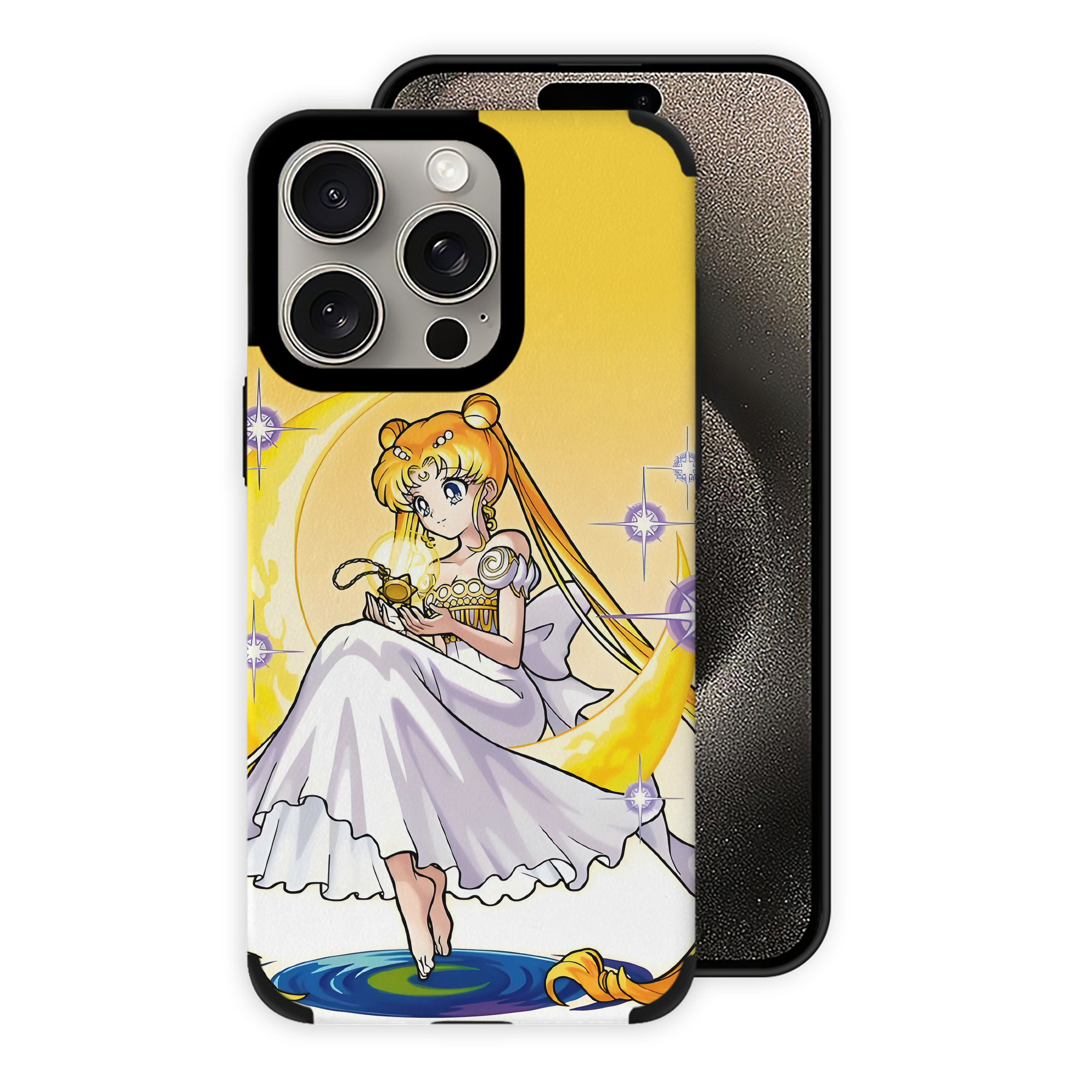 （画像用） 美少女戦士セーラームーン Sailor Moon 【iPhone15ProMax対応】 PUレザー スマホケース 耐衝撃＆黄変防止