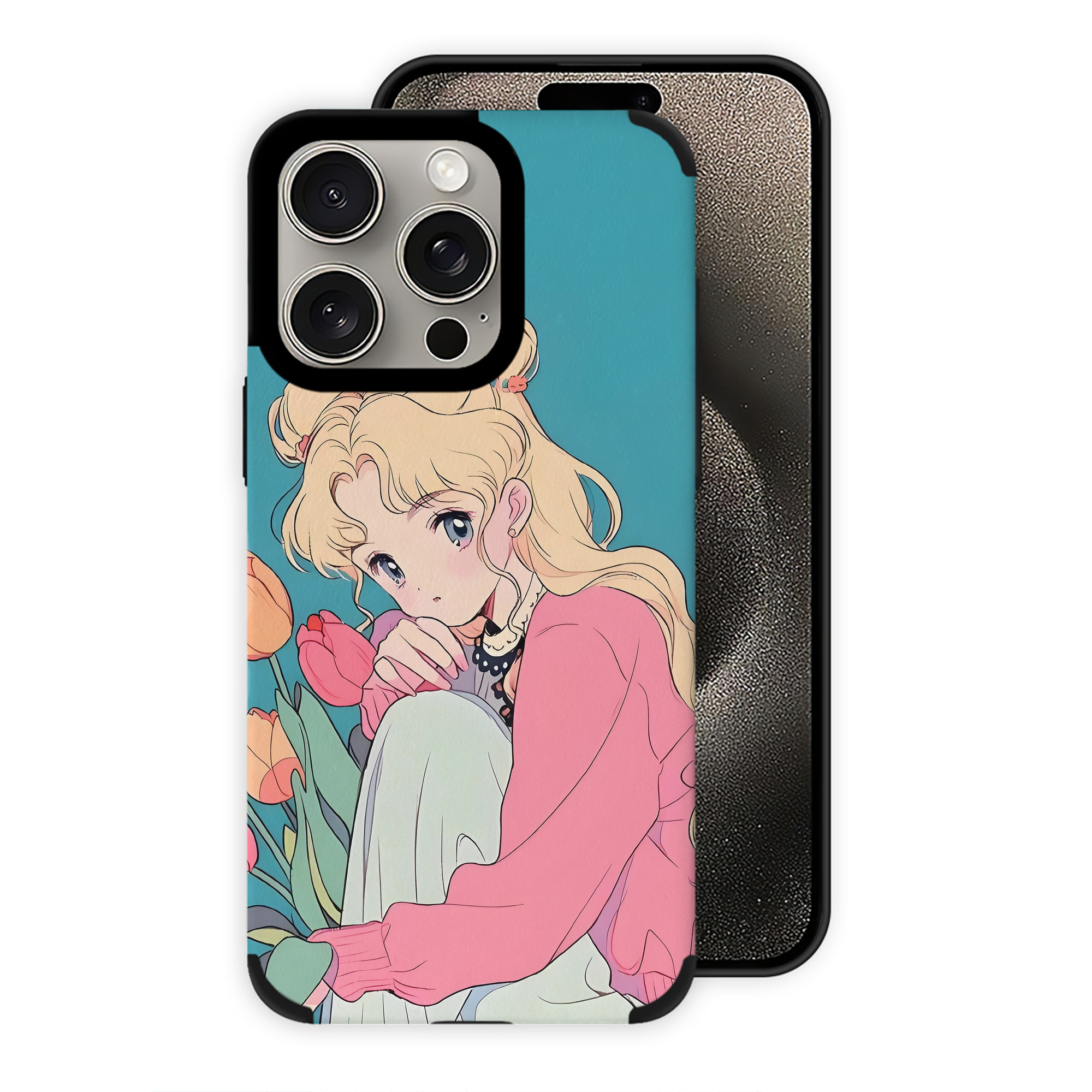 （画像用） 美少女戦士セーラームーン Sailor Moon 【iPhone15ProMax対応】 PUレザー スマホケース 耐衝撃＆黄変防止