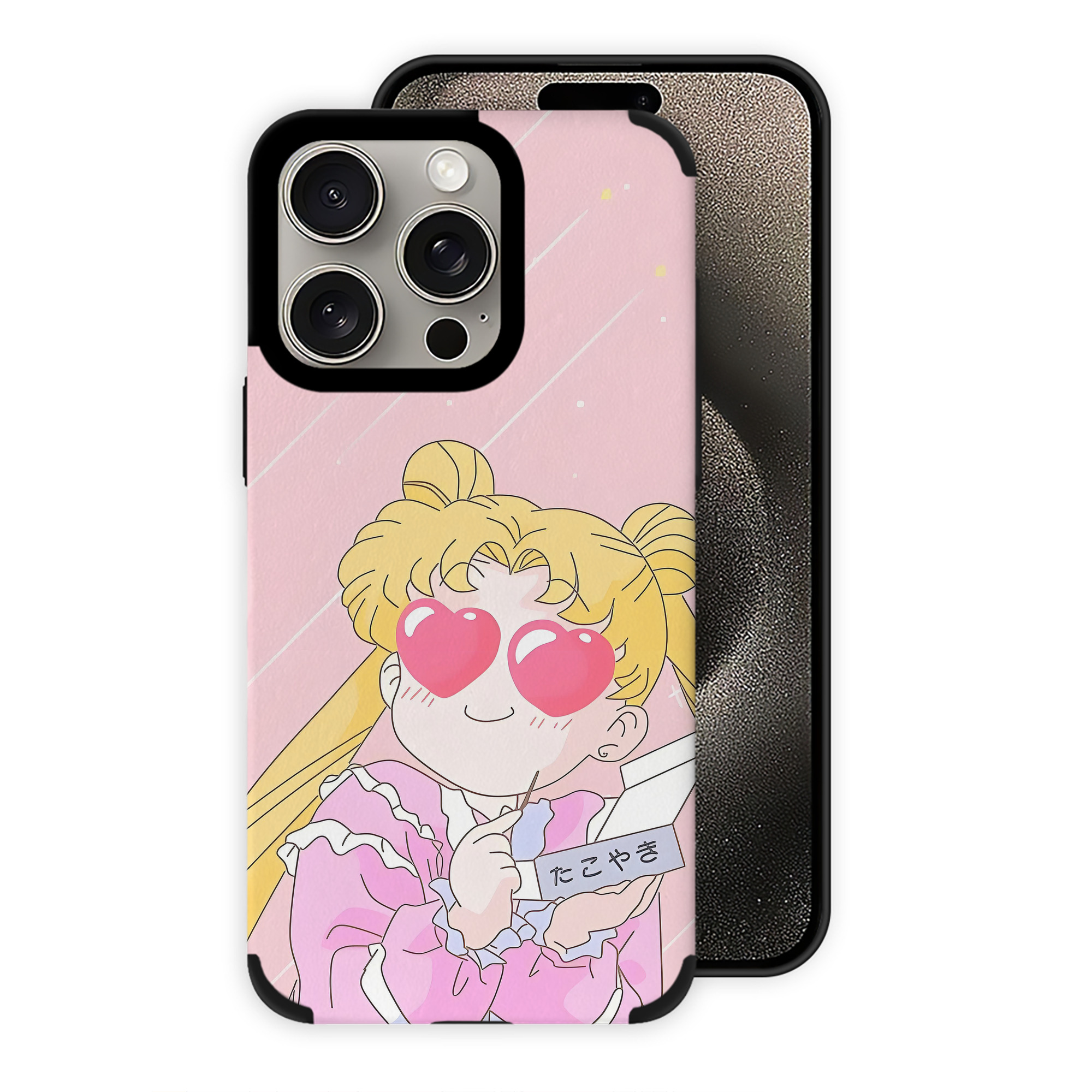 （画像用） 美少女戦士セーラームーン Sailor Moon 【iPhone15ProMax対応】 PUレザー スマホケース 耐衝撃＆黄変防止