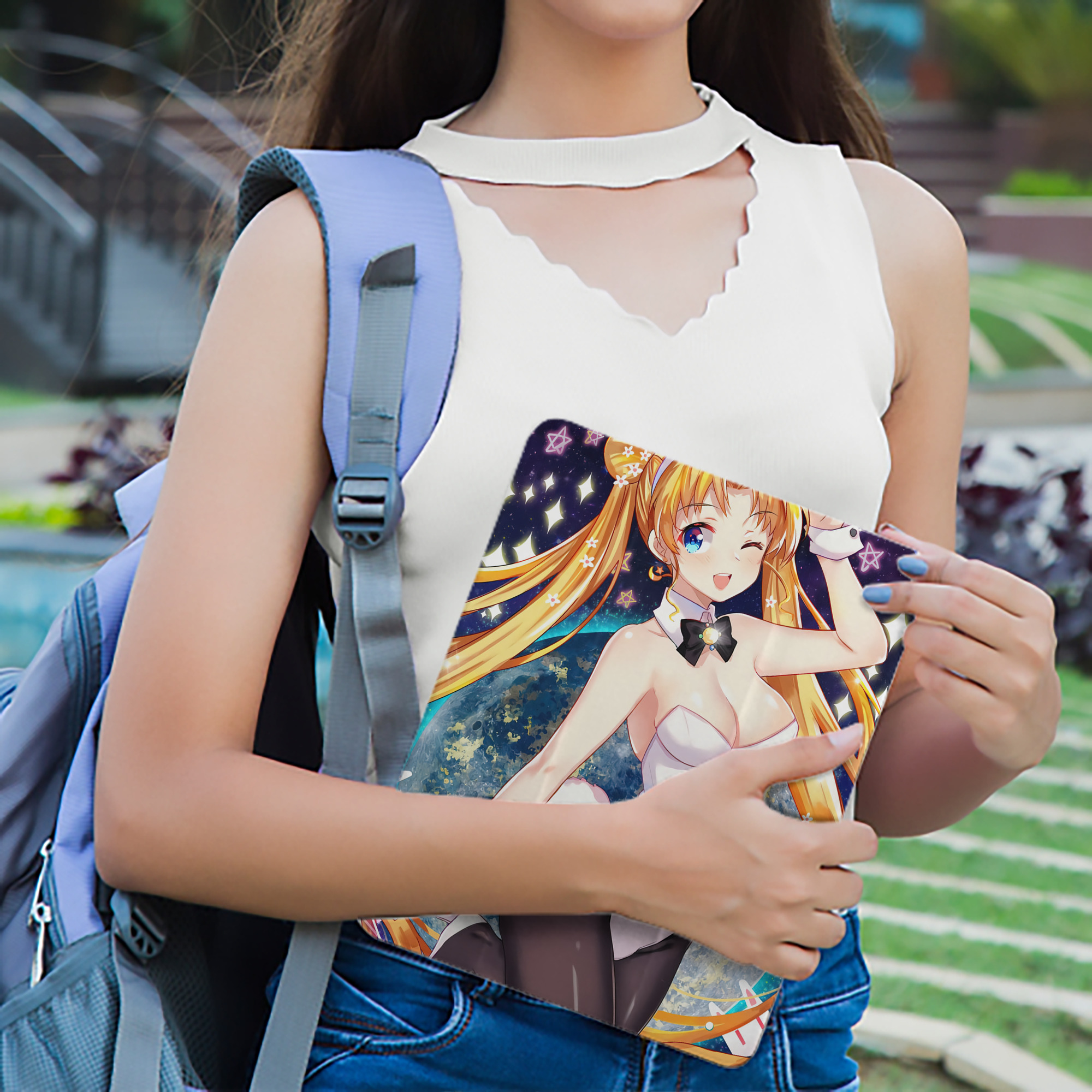美少女戦士セーラームーン Sailor Moon IPad ケース ペン収納付き 三つ折りスタンド PUレザー×シリコン 対応機種9.5/10.5/10.9インチ