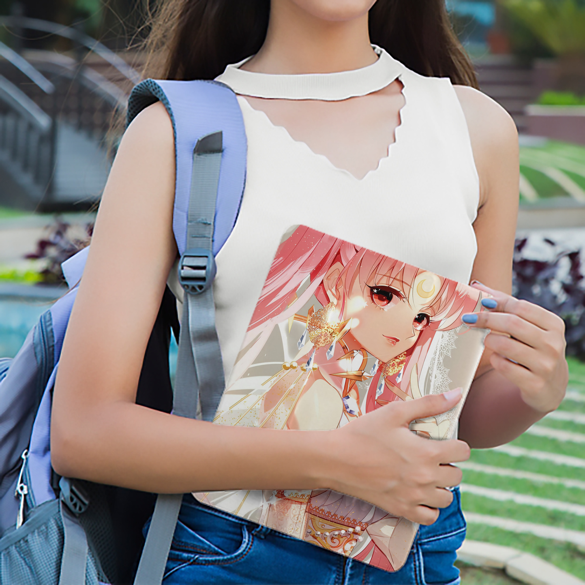 美少女戦士セーラームーン Sailor Moon IPad ケース ペン収納付き 三つ折りスタンド PUレザー×シリコン 対応機種9.5/10.5/10.9インチ