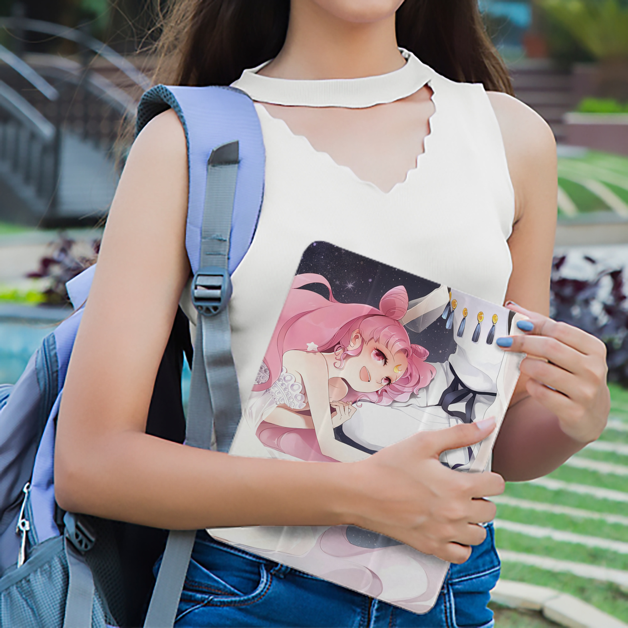 美少女戦士セーラームーン Sailor Moon IPad ケース ペン収納付き 三つ折りスタンド PUレザー×シリコン 対応機種9.5/10.5/10.9インチ