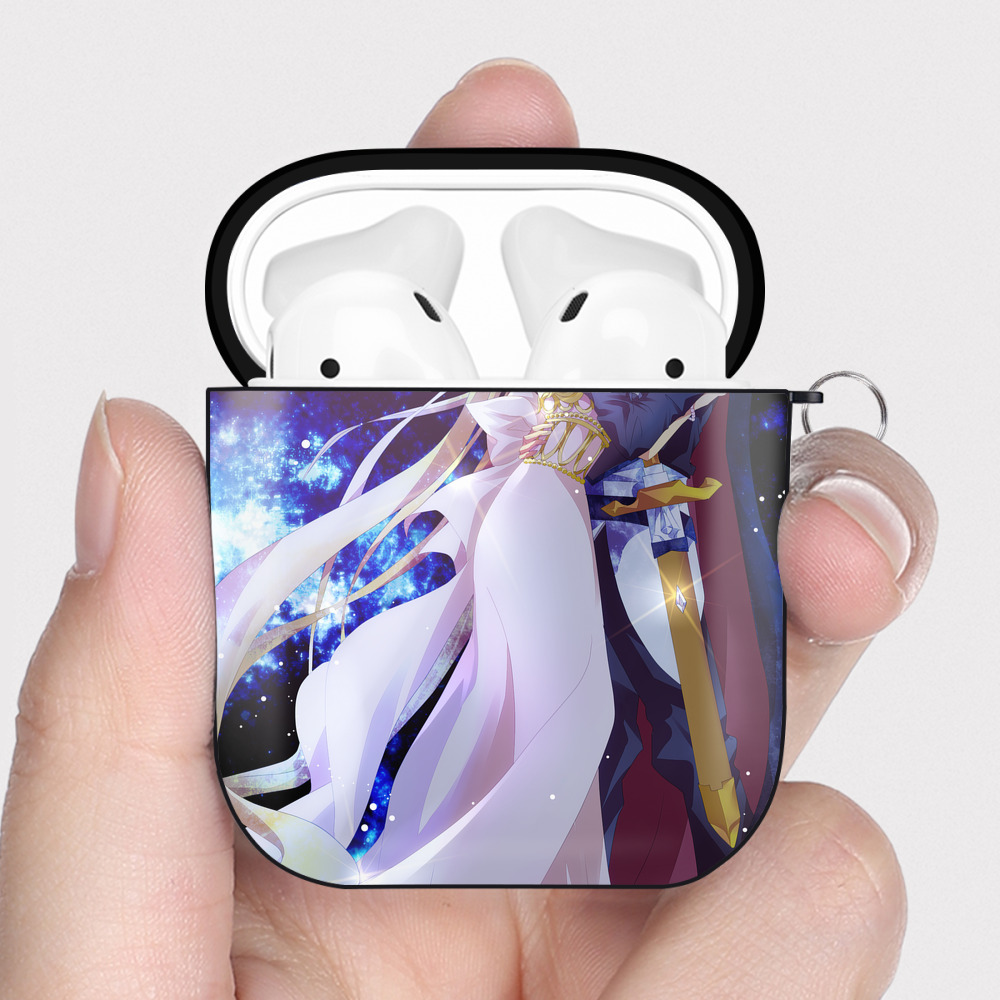（画像用） 美少女戦士セーラームーン Sailor Moon AirPods 第2世代保護ケース ハードシェル ブラック 耐衝撃・防指紋・カラビナ付き