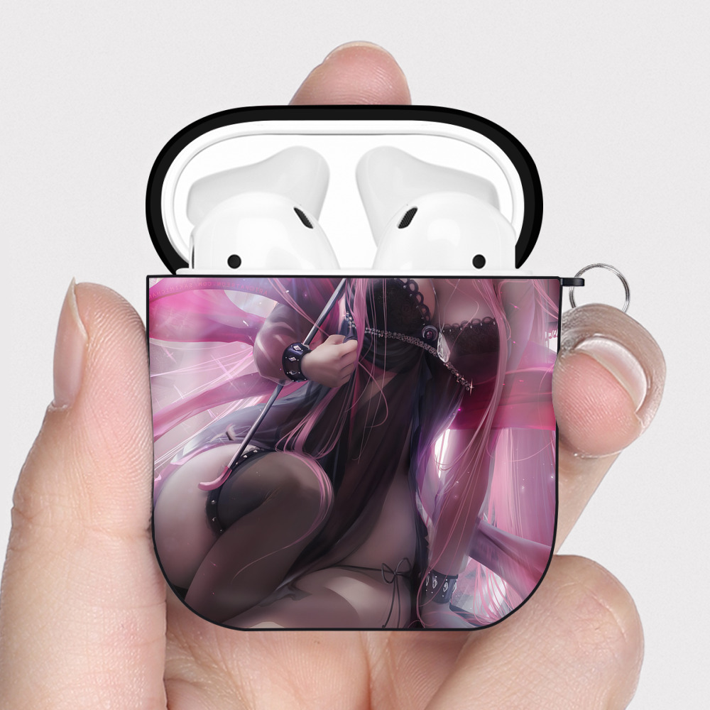 （画像用） 美少女戦士セーラームーン Sailor Moon AirPods 第2世代保護ケース ハードシェル ブラック 耐衝撃・防指紋・カラビナ付き