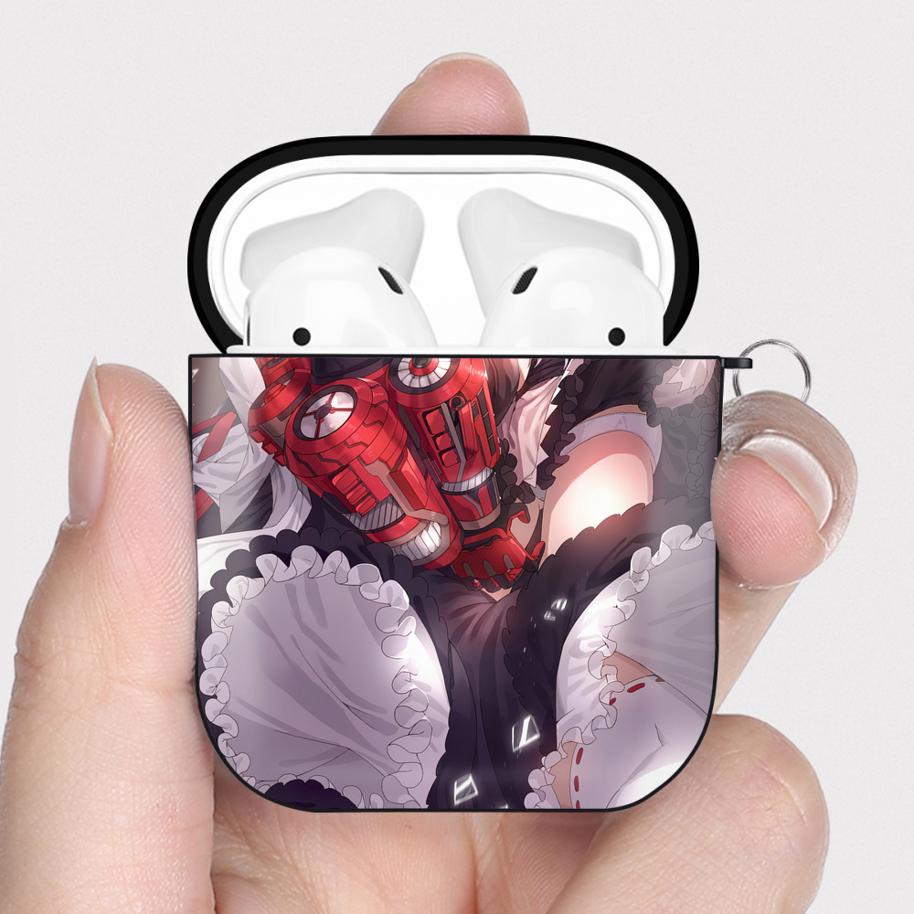 （画像用） 美少女戦士セーラームーン Sailor Moon AirPods 第2世代保護ケース ハードシェル ブラック 耐衝撃・防指紋・カラビナ付き