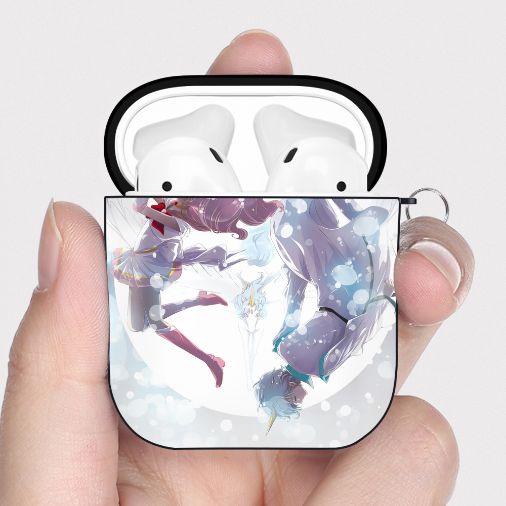（画像用） 美少女戦士セーラームーン Sailor Moon AirPods 第2世代保護ケース ハードシェル ブラック 耐衝撃・防指紋・カラビナ付き