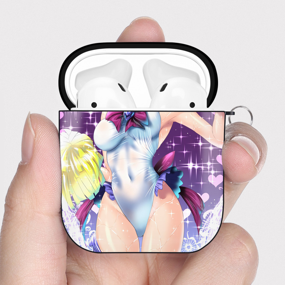 （画像用） 美少女戦士セーラームーン Sailor Moon AirPods 第2世代保護ケース ハードシェル ブラック 耐衝撃・防指紋・カラビナ付き