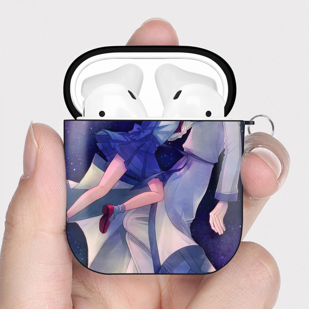 （画像用） 美少女戦士セーラームーン Sailor Moon AirPods 第2世代保護ケース ハードシェル ブラック 耐衝撃・防指紋・カラビナ付き
