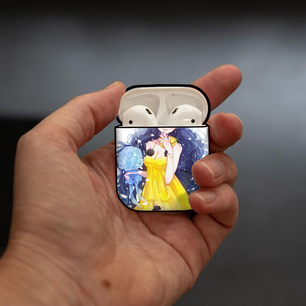 美少女戦士セーラームーン Sailor Moon AirPods 第2世代保護ケース ハードシェル ブラック 耐衝撃・防指紋・カラビナ付き