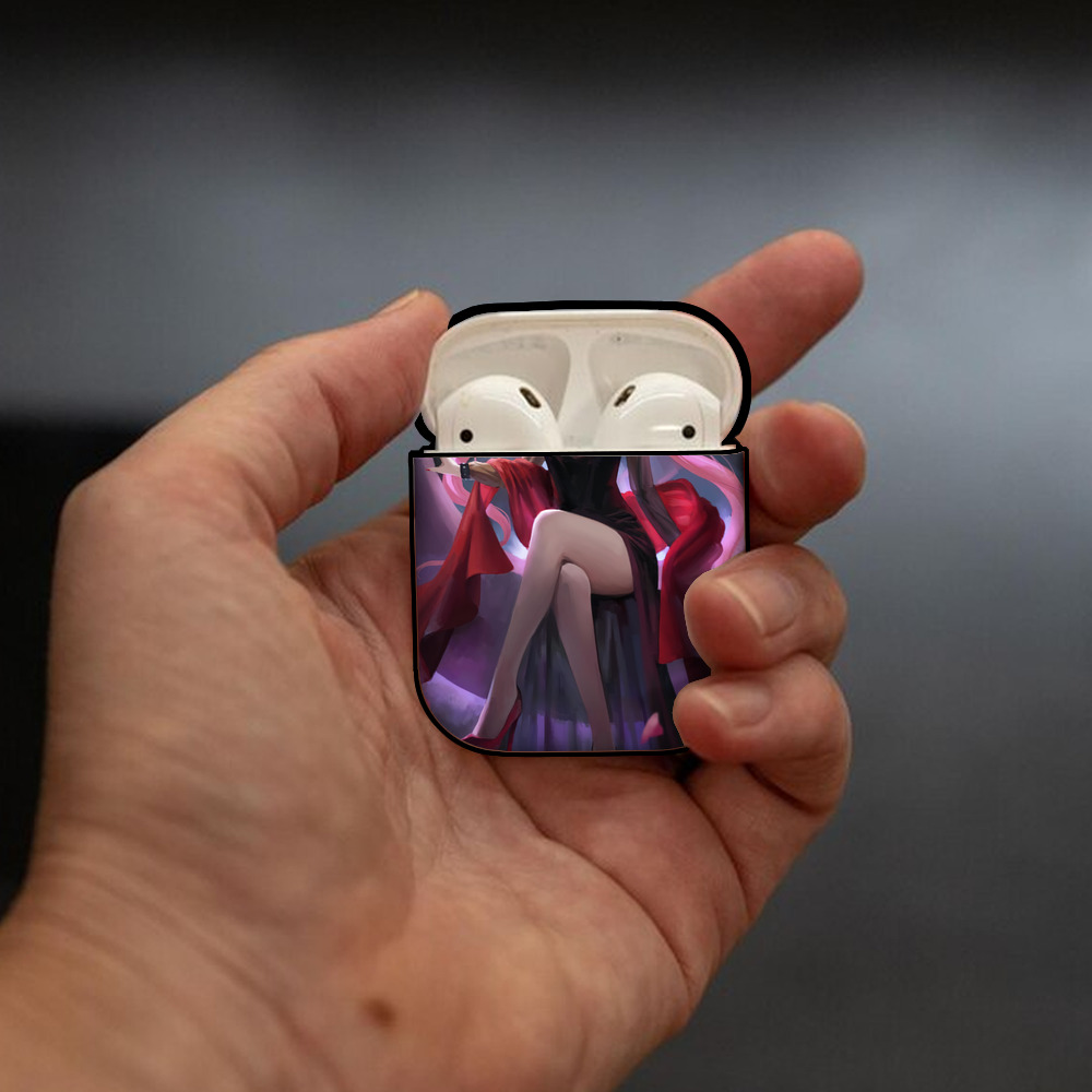 美少女戦士セーラームーン Sailor Moon AirPods 第2世代保護ケース ハードシェル ブラック 耐衝撃・防指紋・カラビナ付き