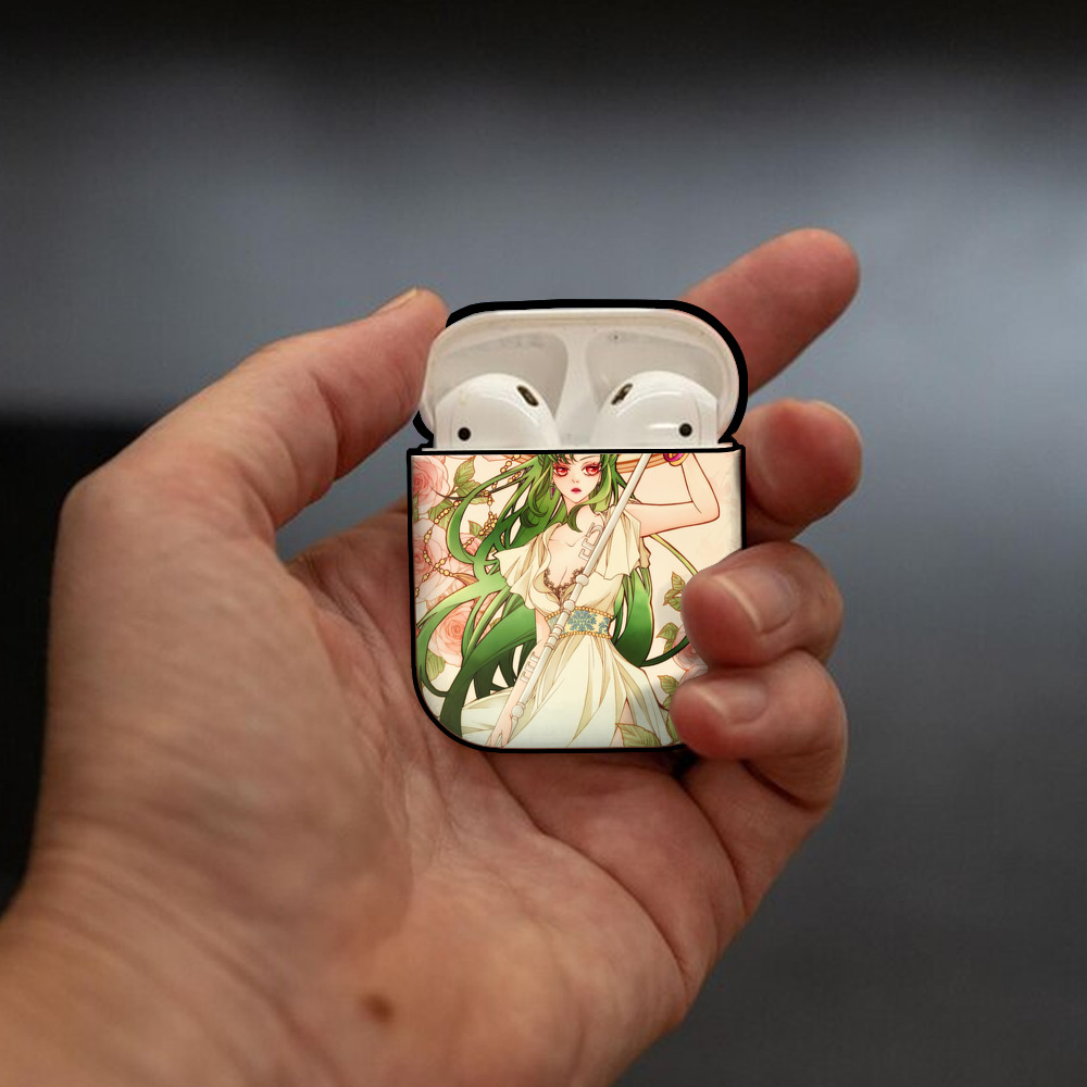 美少女戦士セーラームーン Sailor Moon AirPods 第2世代保護ケース ハードシェル ブラック 耐衝撃・防指紋・カラビナ付き