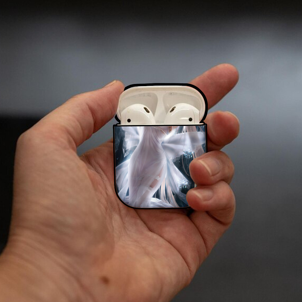 美少女戦士セーラームーン Sailor Moon AirPods 第2世代保護ケース ハードシェル ブラック 耐衝撃・防指紋・カラビナ付き