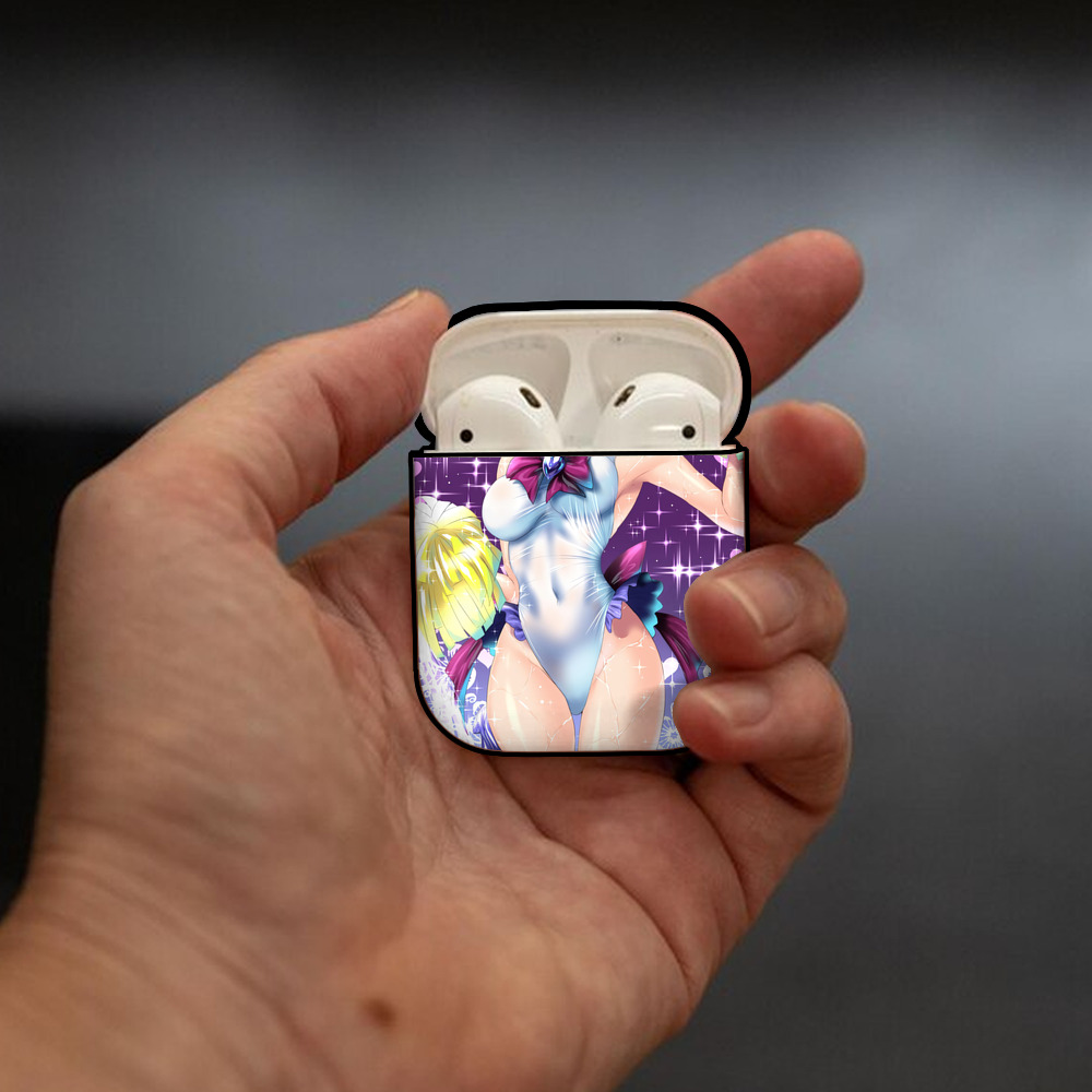 美少女戦士セーラームーン Sailor Moon AirPods 第2世代保護ケース ハードシェル ブラック 耐衝撃・防指紋・カラビナ付き