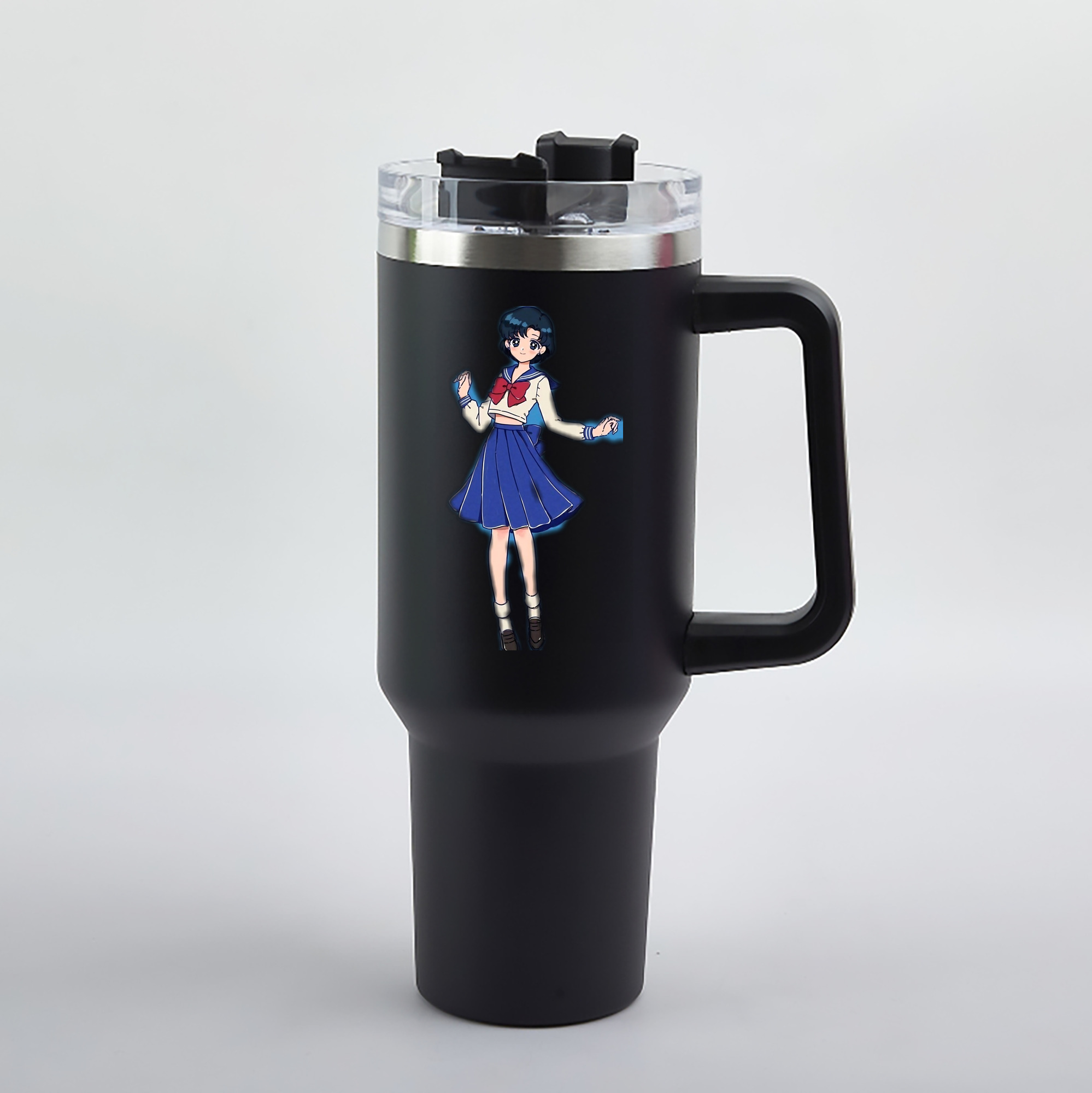 （画像用） 美少女戦士セーラームーン 水野 亜美 みずの あみ Sailor Moon Mizuno Ami 1200mL車用タンブラー（カラープリント）